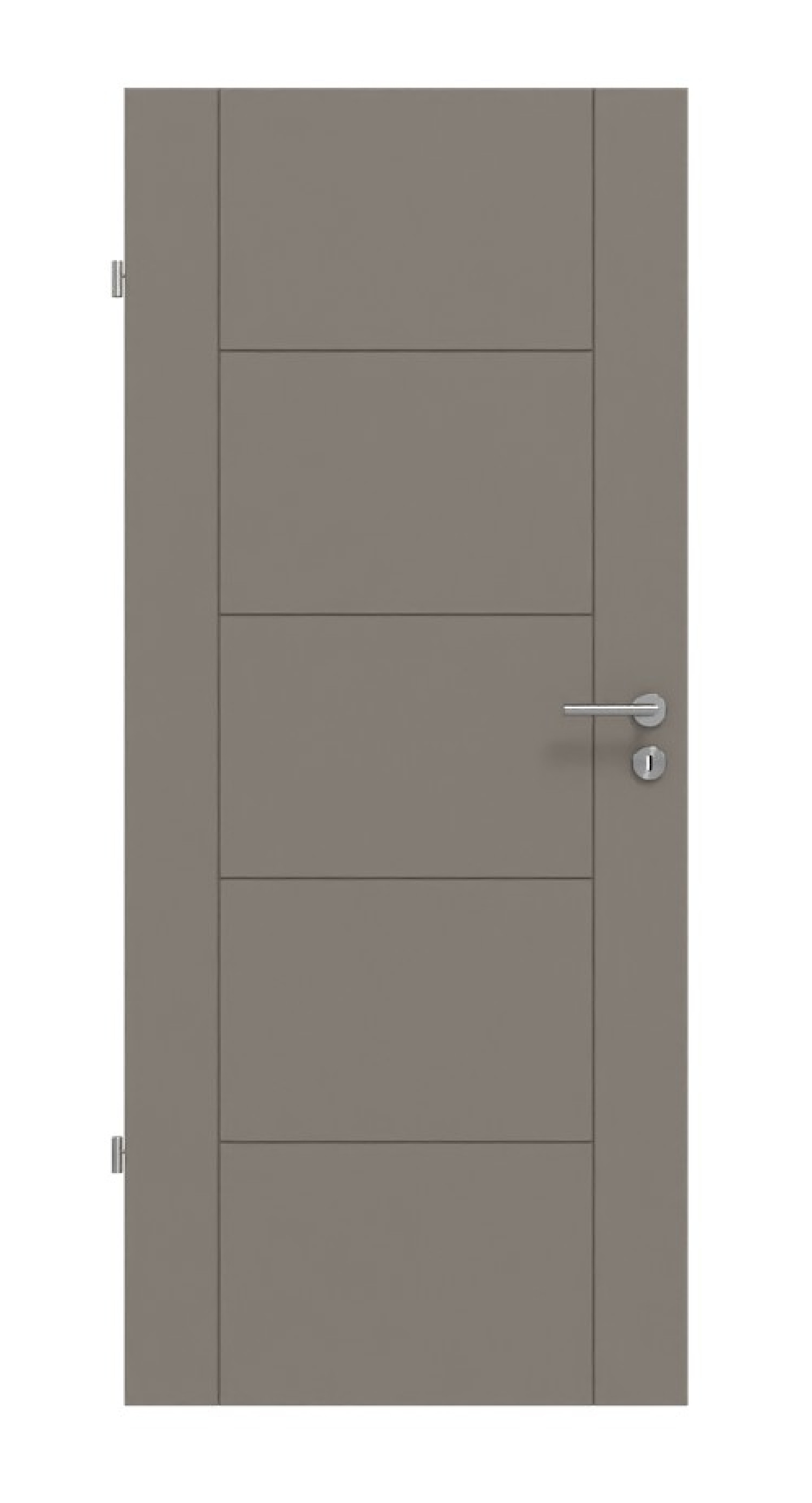 Frontansicht drzwi wewnętrznych Signum 13 Basic Lack Taupe RAL 7048 - Huga