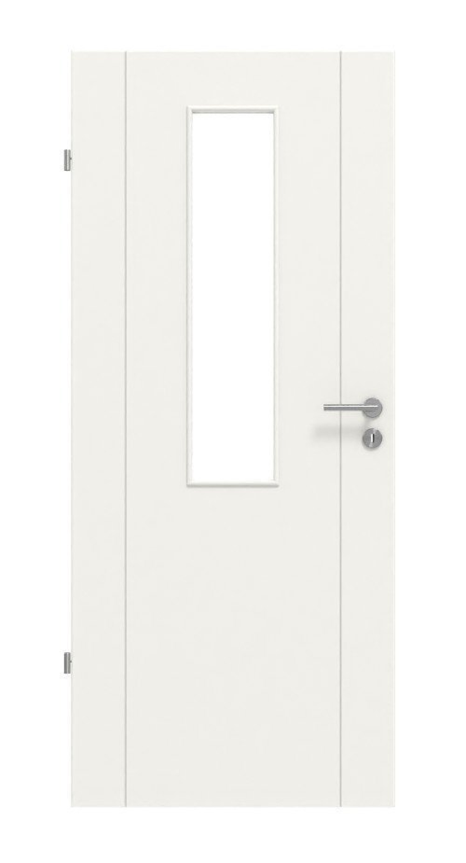 Widok frontowy Signum 16 LA 4 środkowy Basic Lakier Biały RAL 9016 Drzwi wewnętrzne - Huga