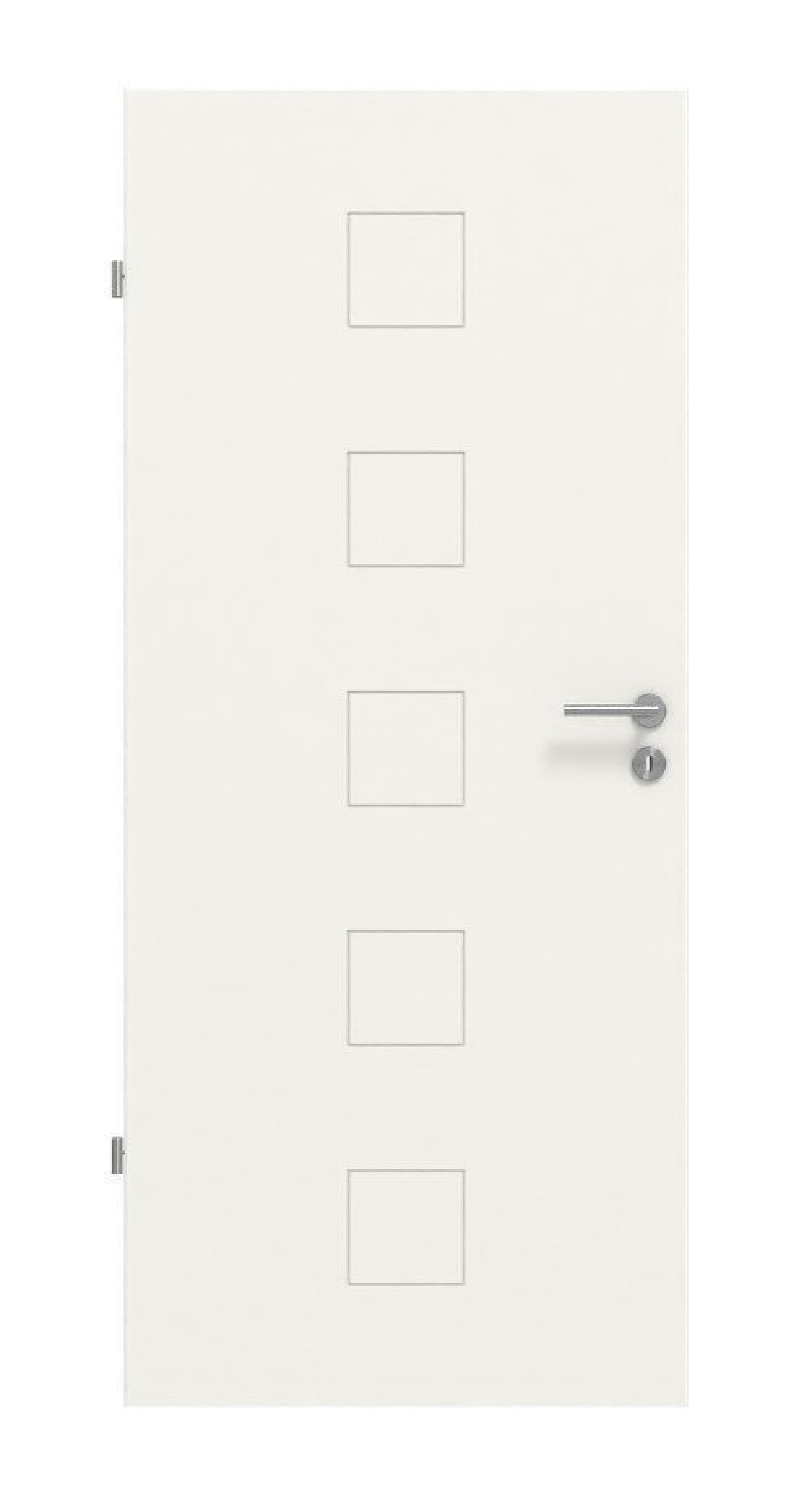 HÖRMANN Drzwi wewnętrzne Groove 19 Białe lakierowane DesignLine