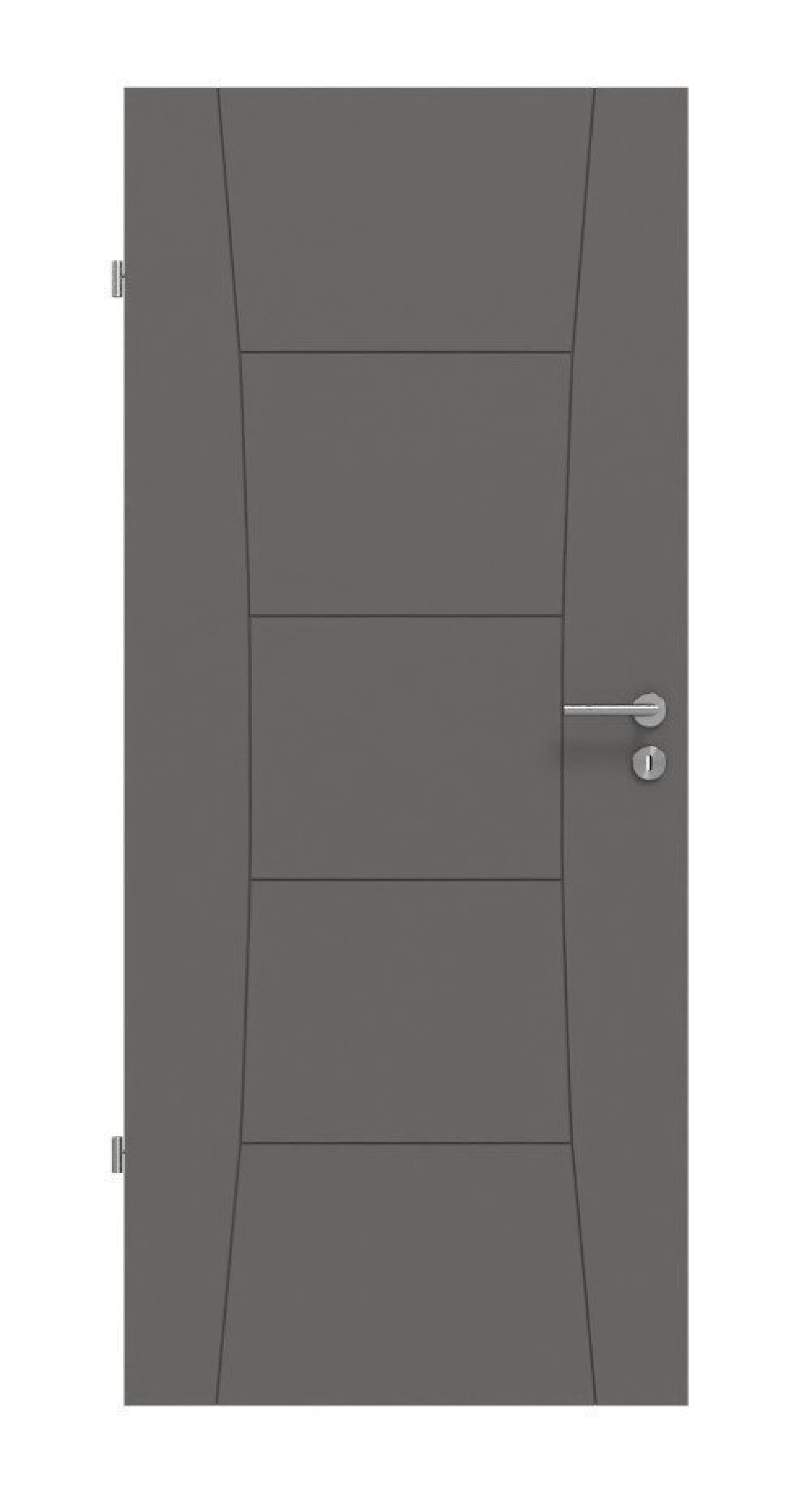 Frontansicht drzwi wewnętrznych Huga Signum 22 Hygge szary RAL 7037 Lakier Concept