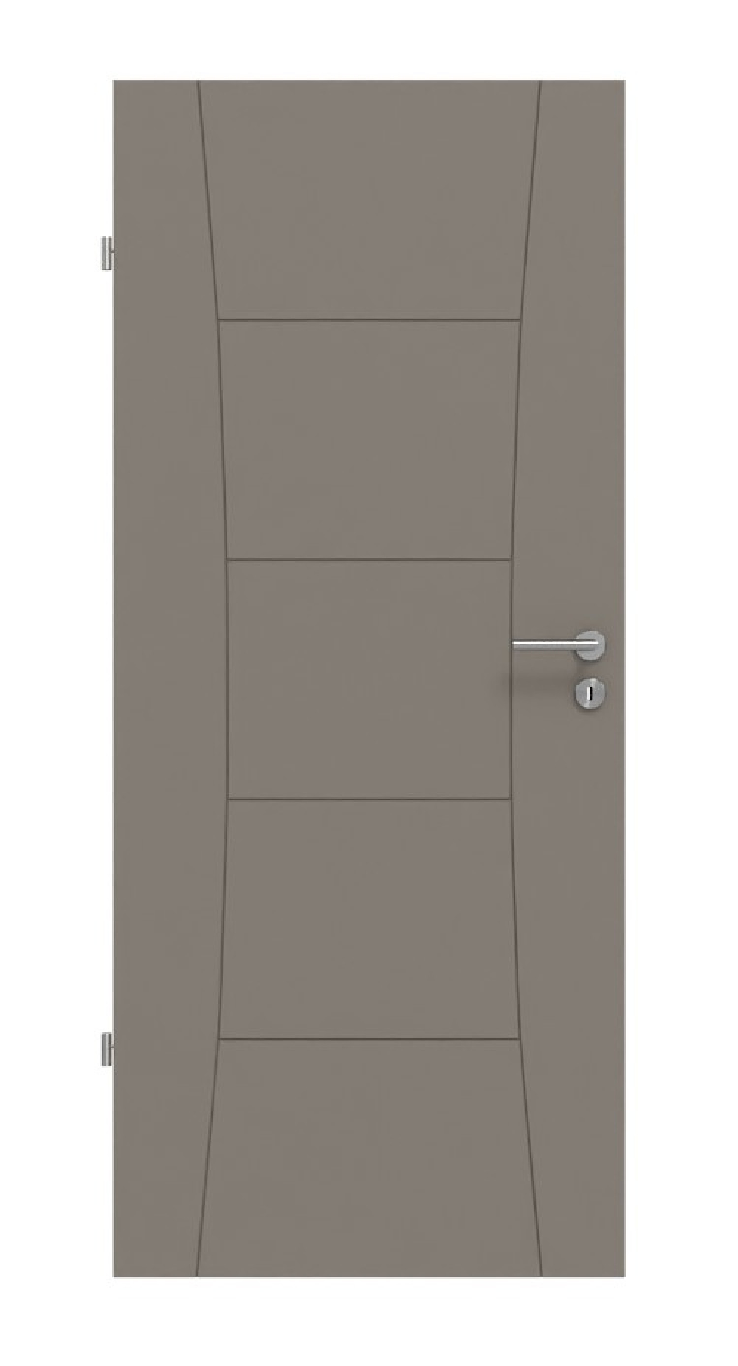 Frontansicht drzwi wewnętrznych Signum 22 Basic Lack Taupe RAL 7048 - Huga