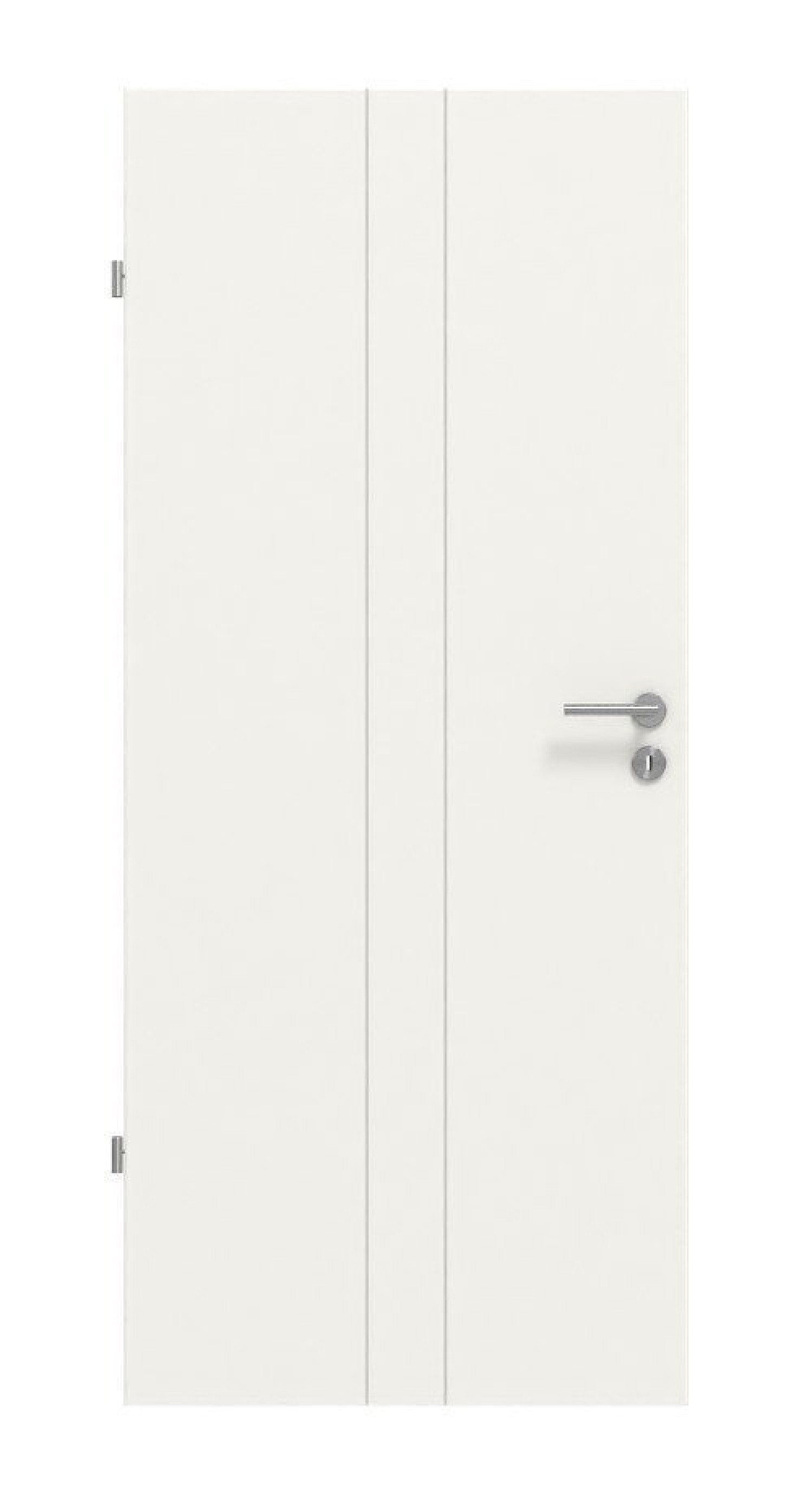 HÖRMANN Drzwi wewnętrzne Groove 23 Białe lakierowane DesignLine