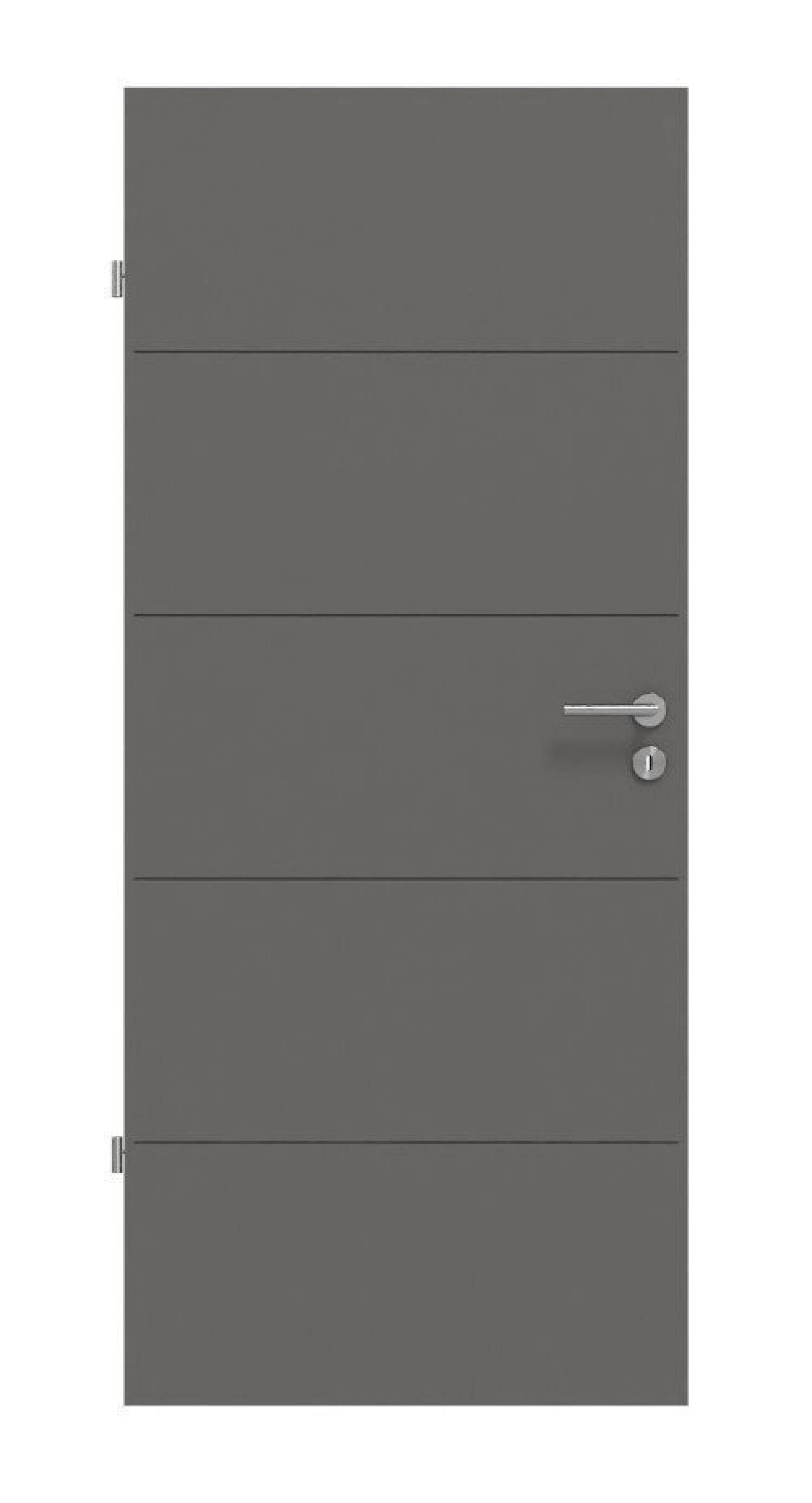 Frontansicht drzwi wewnętrznych Huga Signum 27 Hygge szary RAL 7037 Lakier Concept