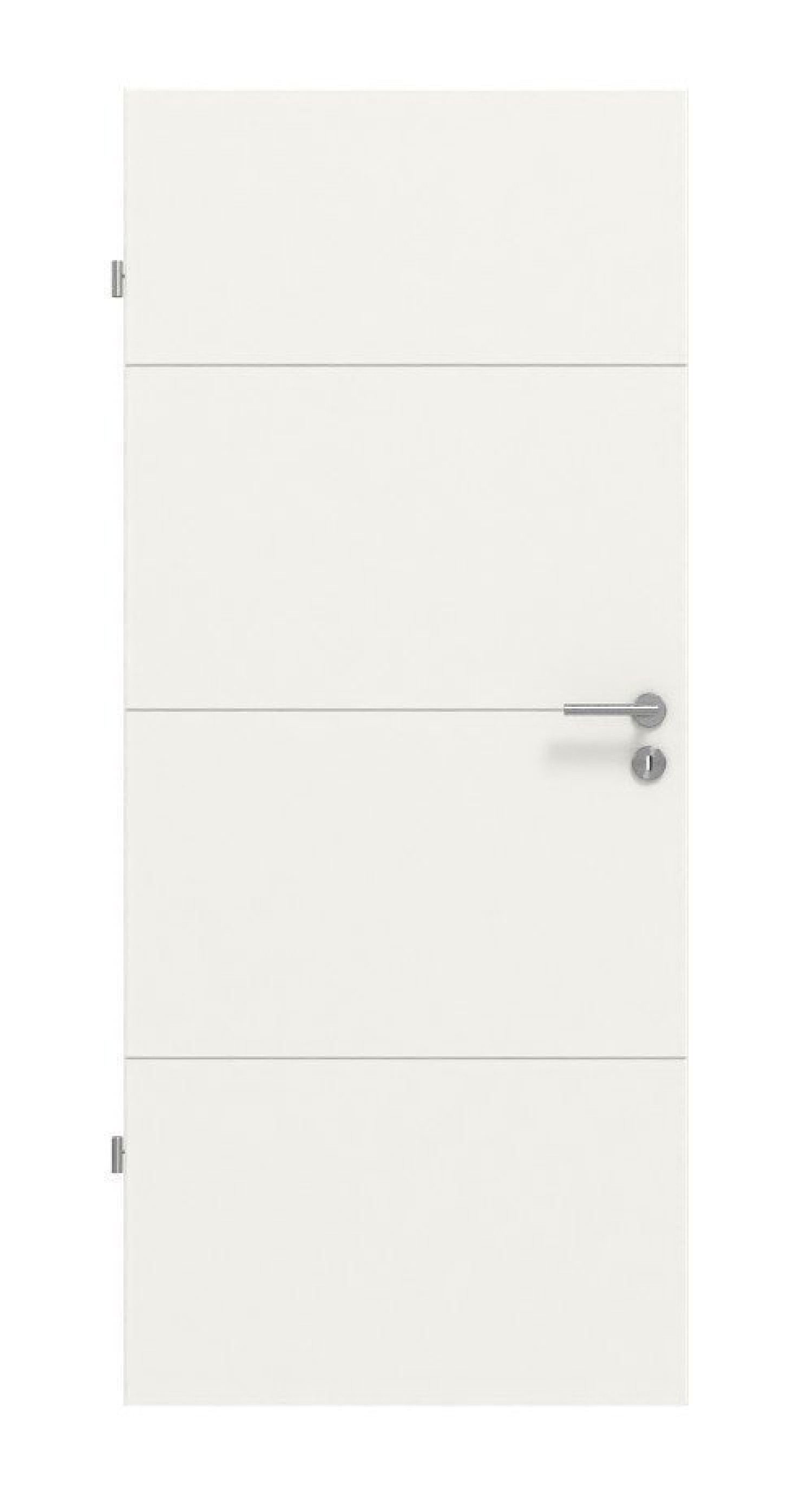 HÖRMANN Drzwi wewnętrzne Groove 34 Białe lakierowane DesignLine