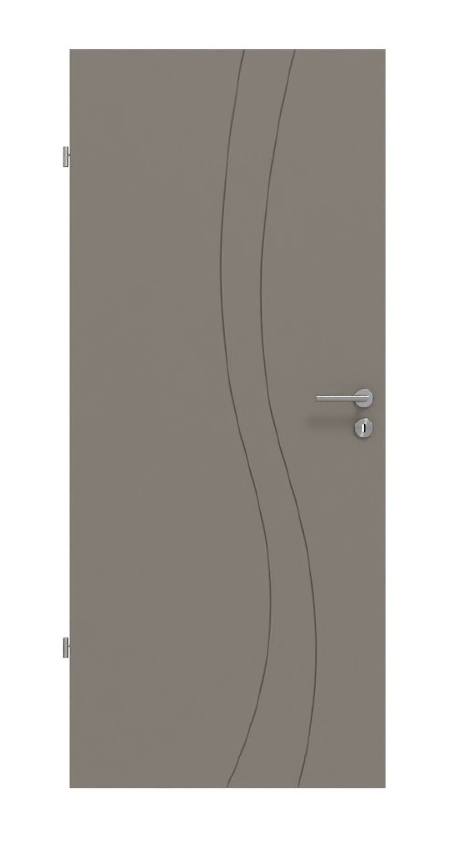 Frontansicht drzwi wewnętrznych Signum 51 Basic Lack Taupe RAL 7048 - Huga