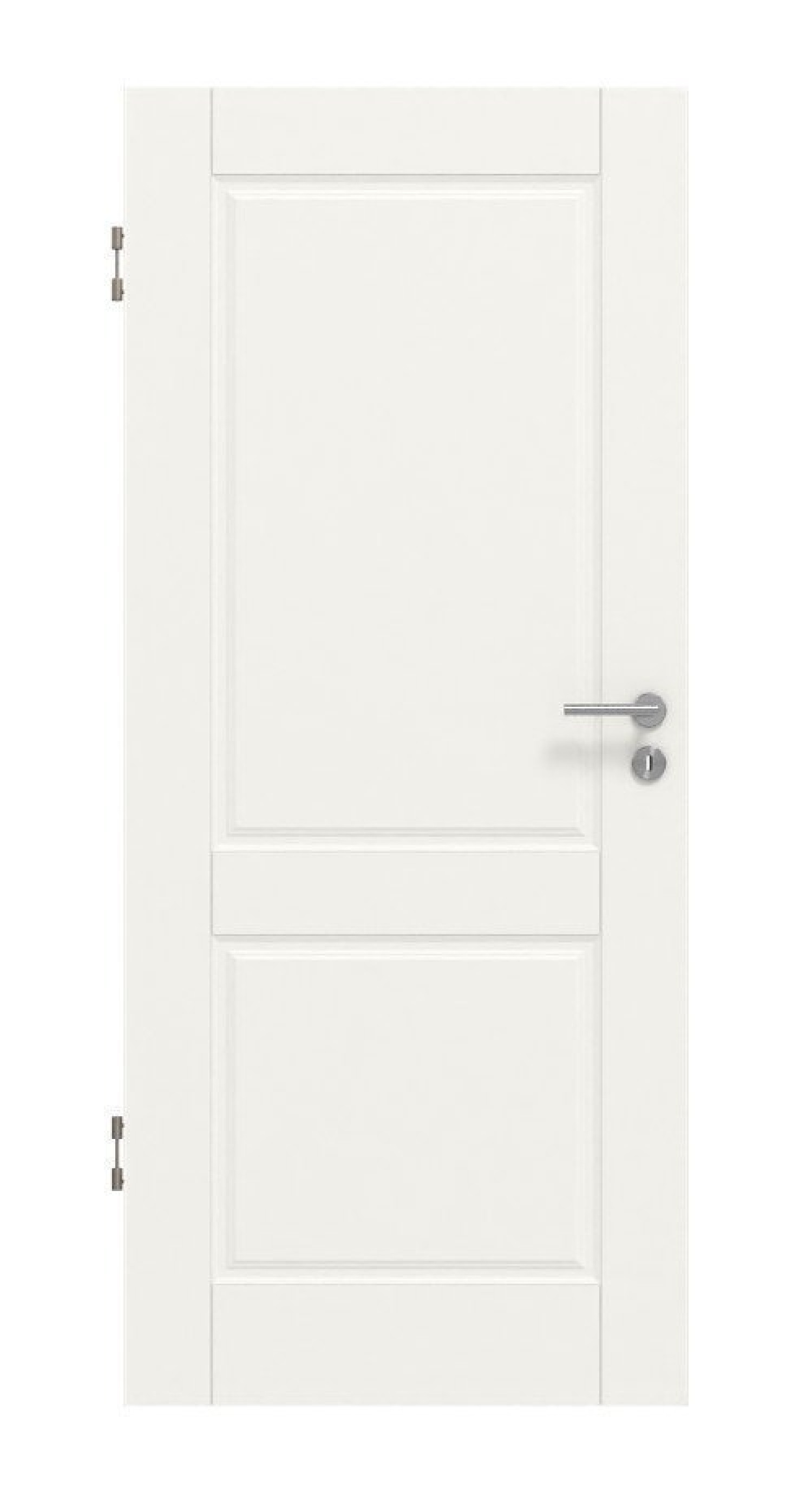 Front view of LEBO interior door Country 20 White lacquer