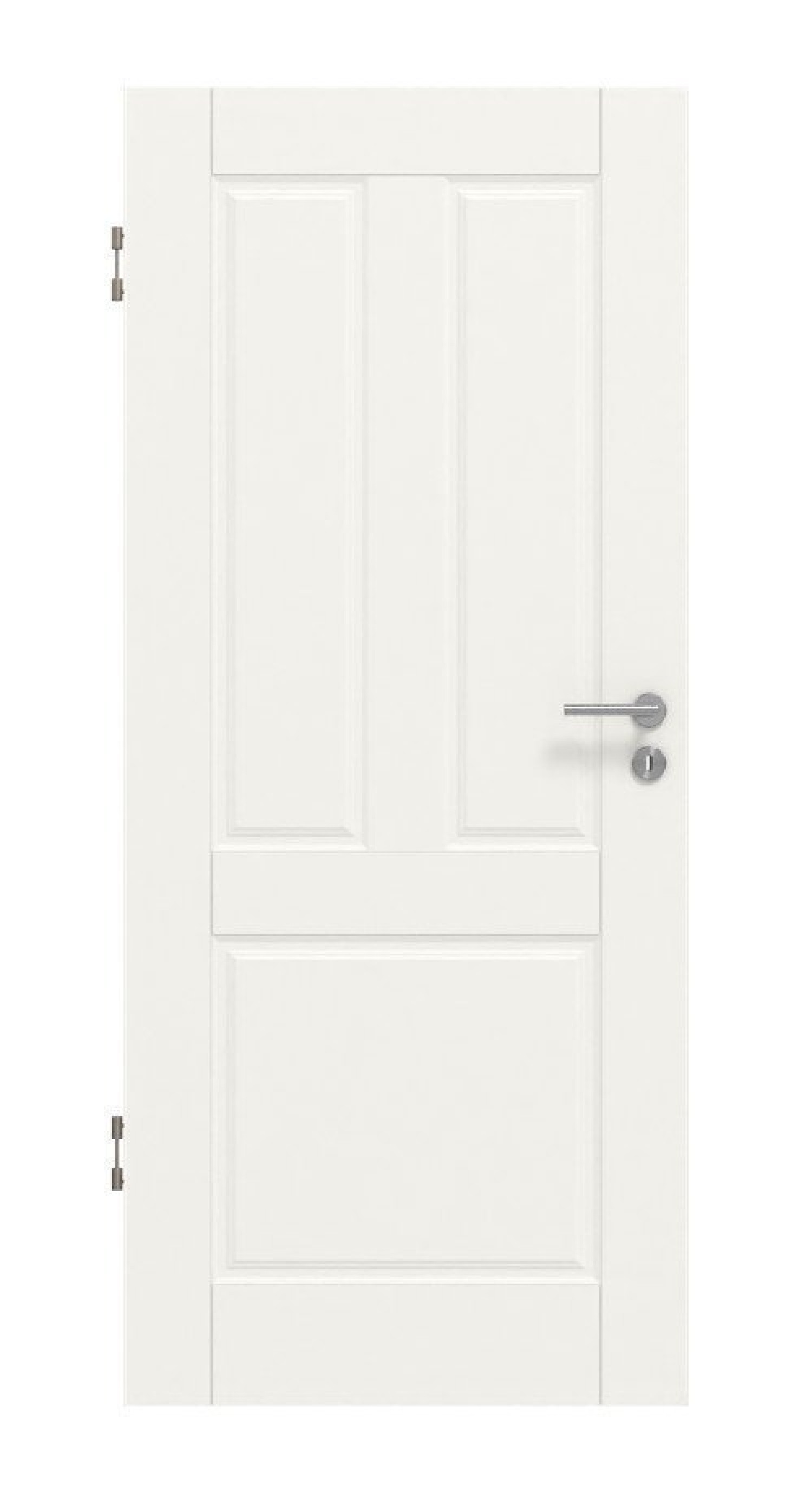 Frontansicht drzwi wewnętrznych LEBO Country 31 białe lakierowane