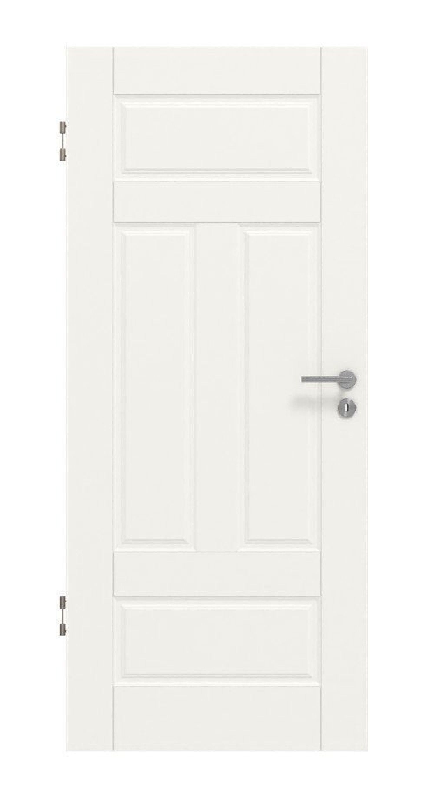 Front view of LEBO interior door Country 41 White lacquer