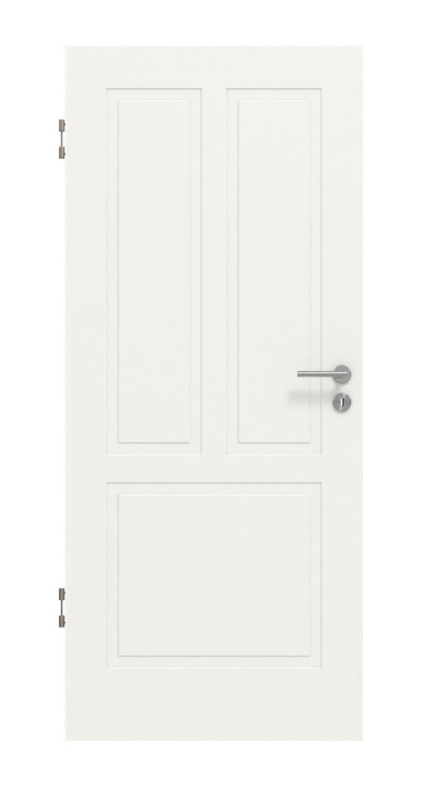 Frontansicht drzwi wewnętrznych Lacuna 3 Classic białe lakierowane - Huga