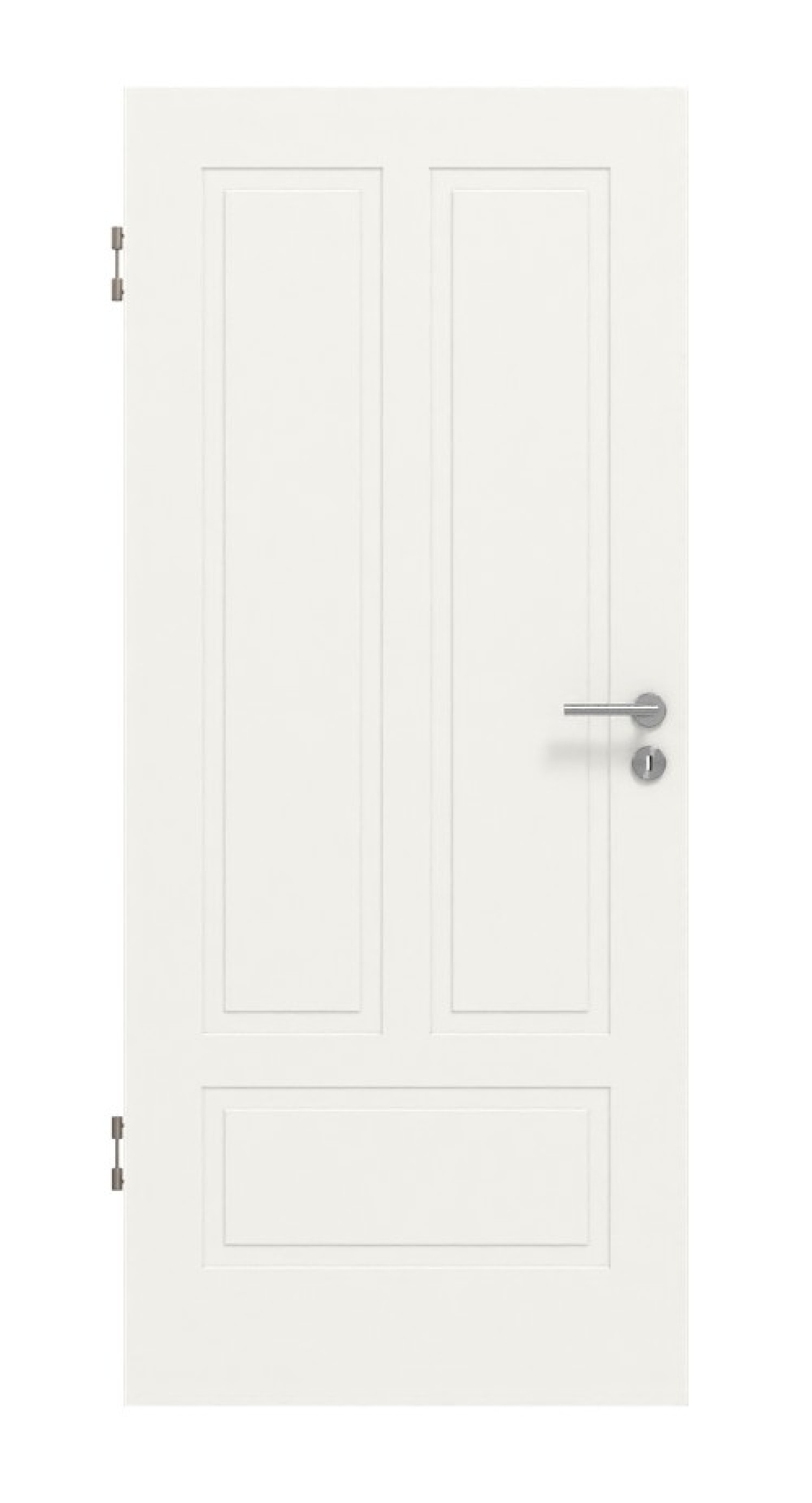 Frontansicht Lacuna 5 Classic Biała lakierowana drzwi wewnętrzne - Huga