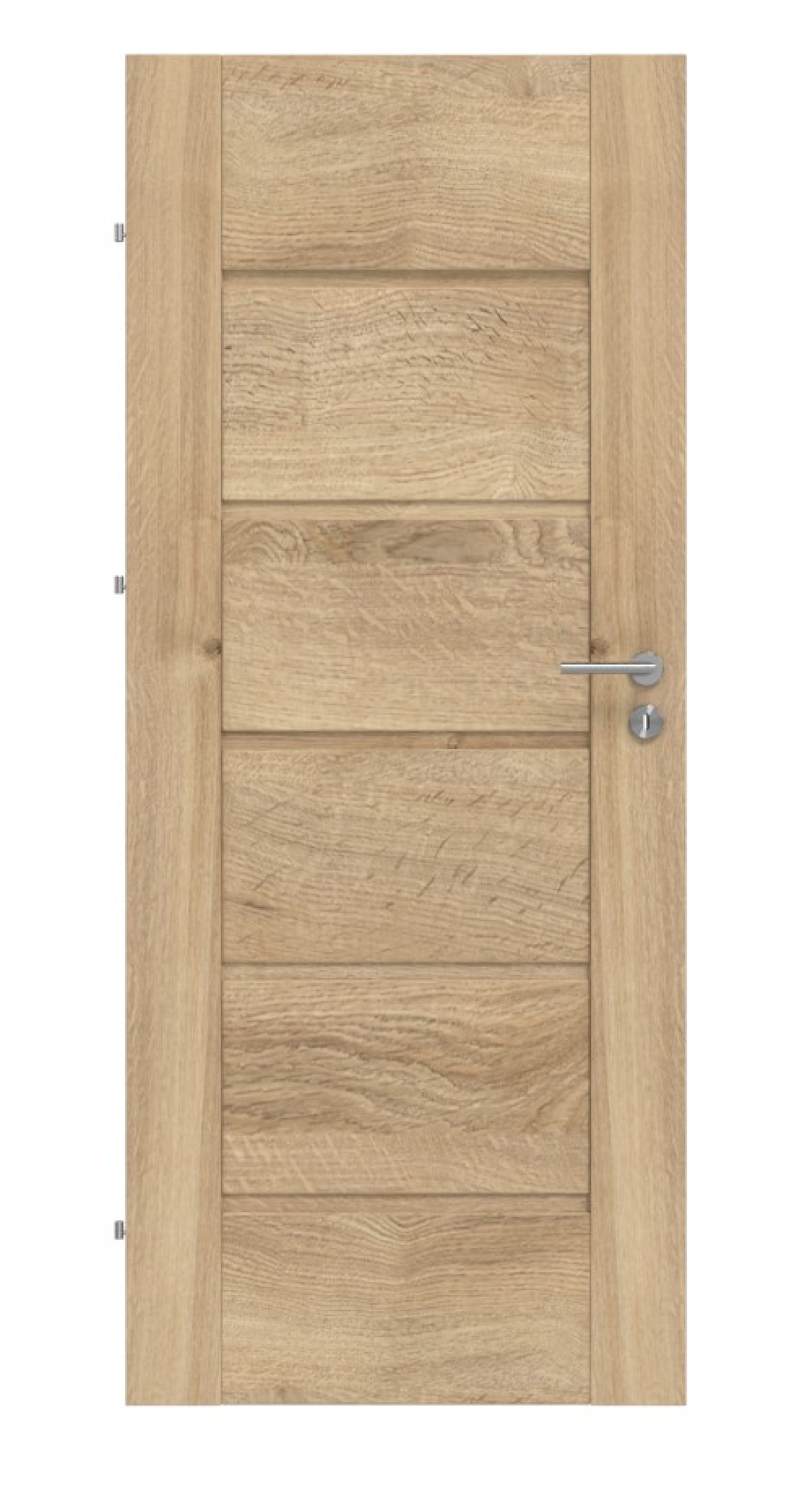 Frontansicht von Innentür Nexo M1 Eiche Karlstadt Dekorfolie