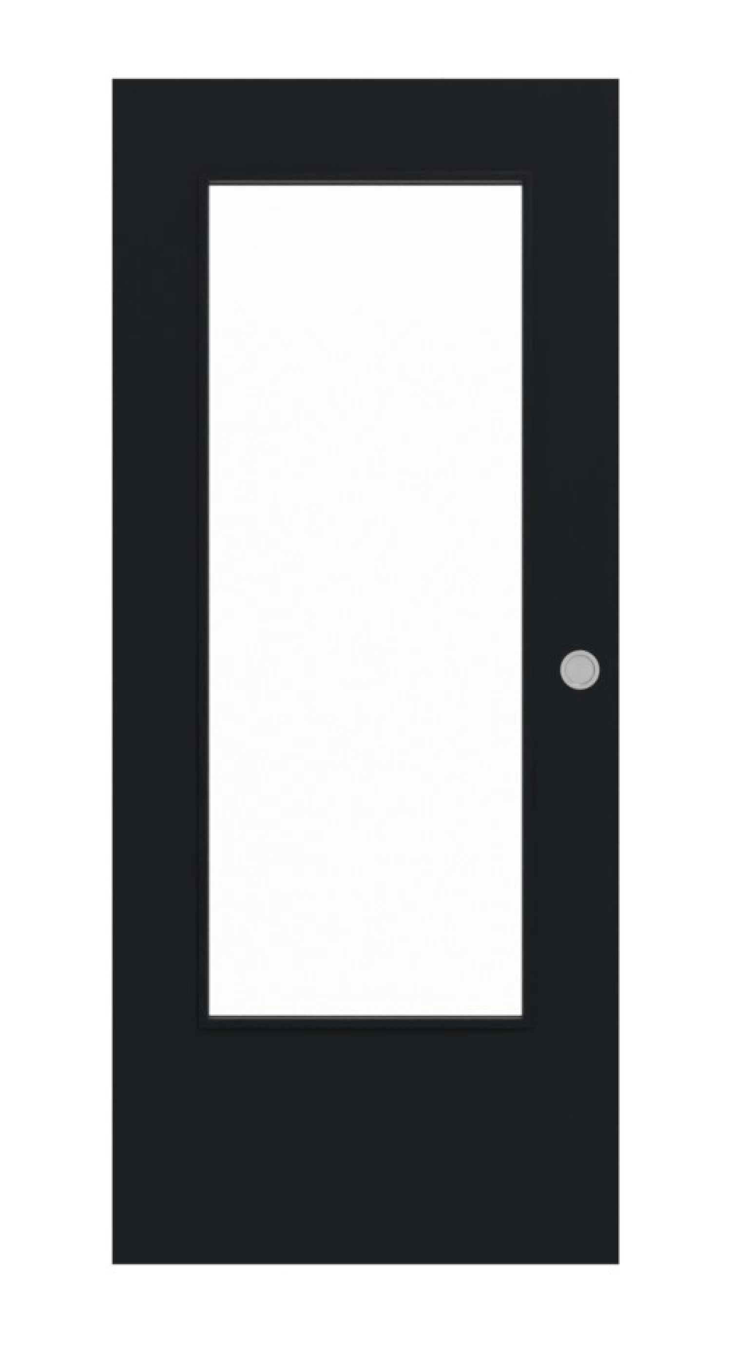 WESTAG Drzwi przesuwne do pomieszczeń pomocniczych Grafit A 14 GetaLit HPL z przeszkleniem LA-DIN