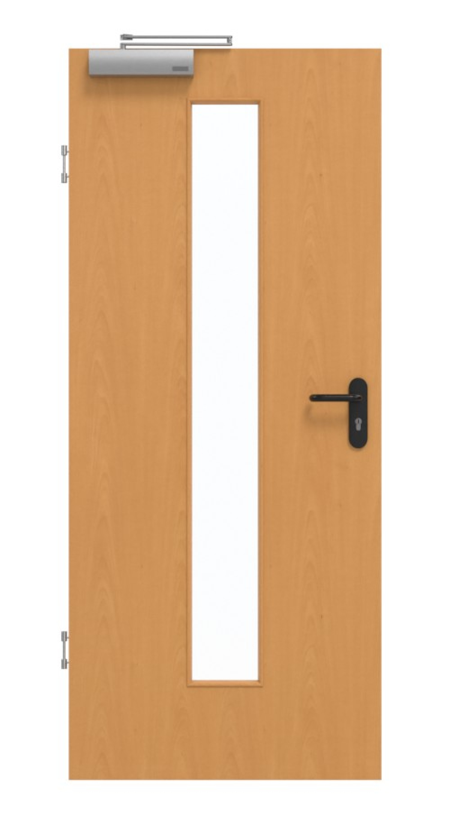 GARANT drzwi przeciwpożarowe bukowe Exklusiv CePaL z przeszkleniem LA-4 na środku