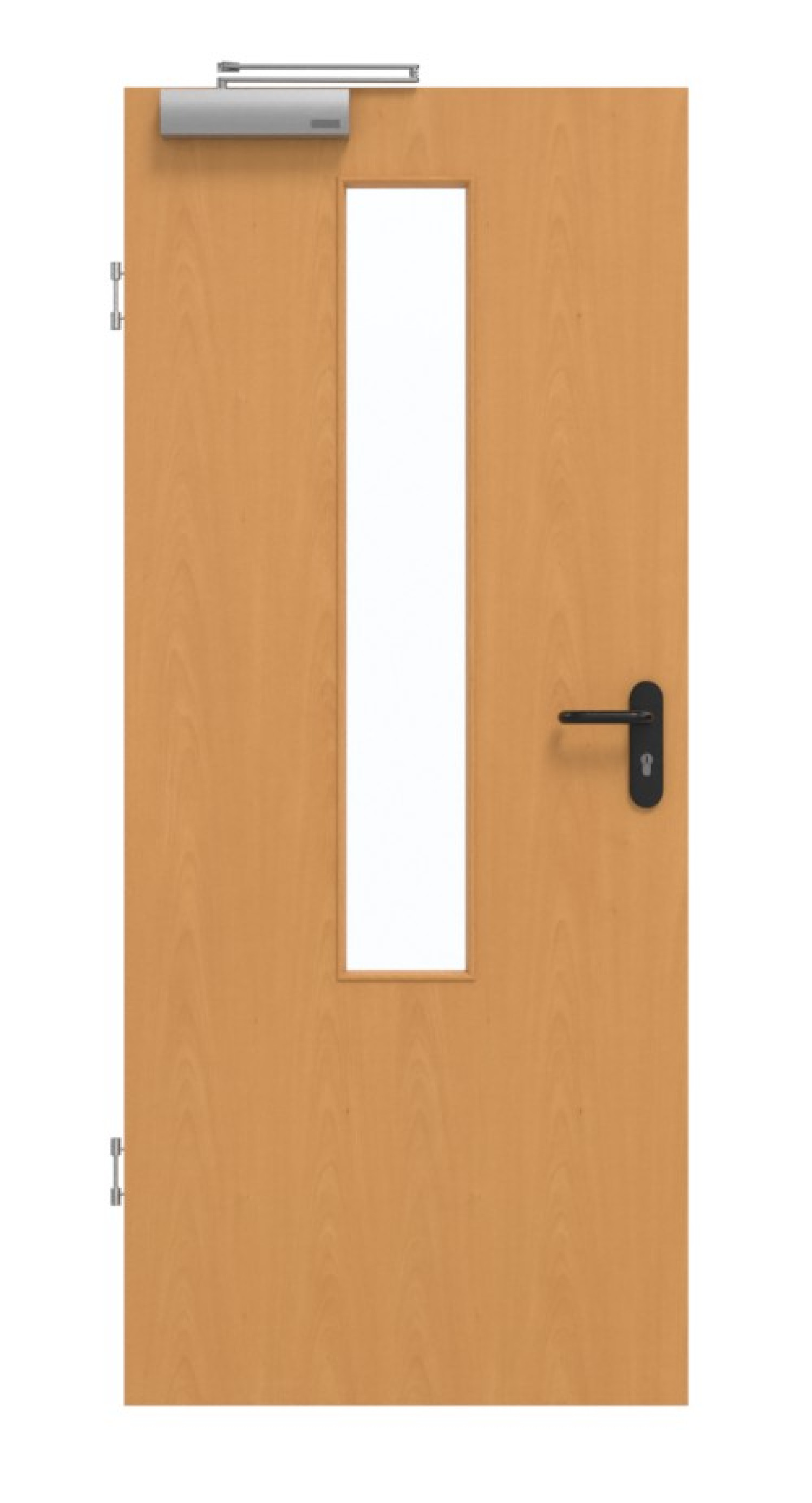 GARANT drzwi przeciwpożarowe bukowe Exklusiv CePaL z przeszkleniem LA-5 na środku