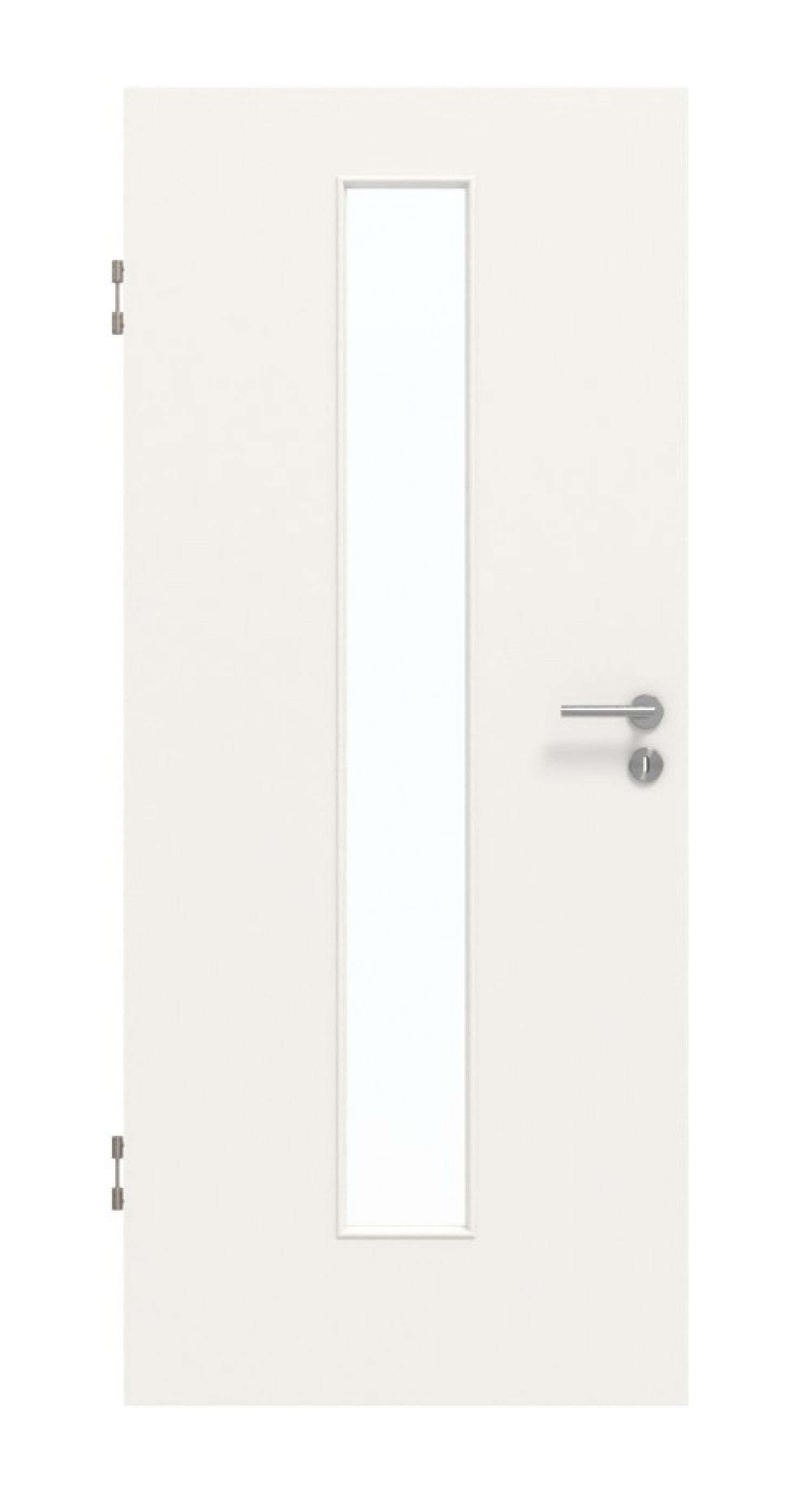 GARANT Drzwi dźwiękoszczelne Białe lakier 9016 z przeszkleniem LA-4 na środku