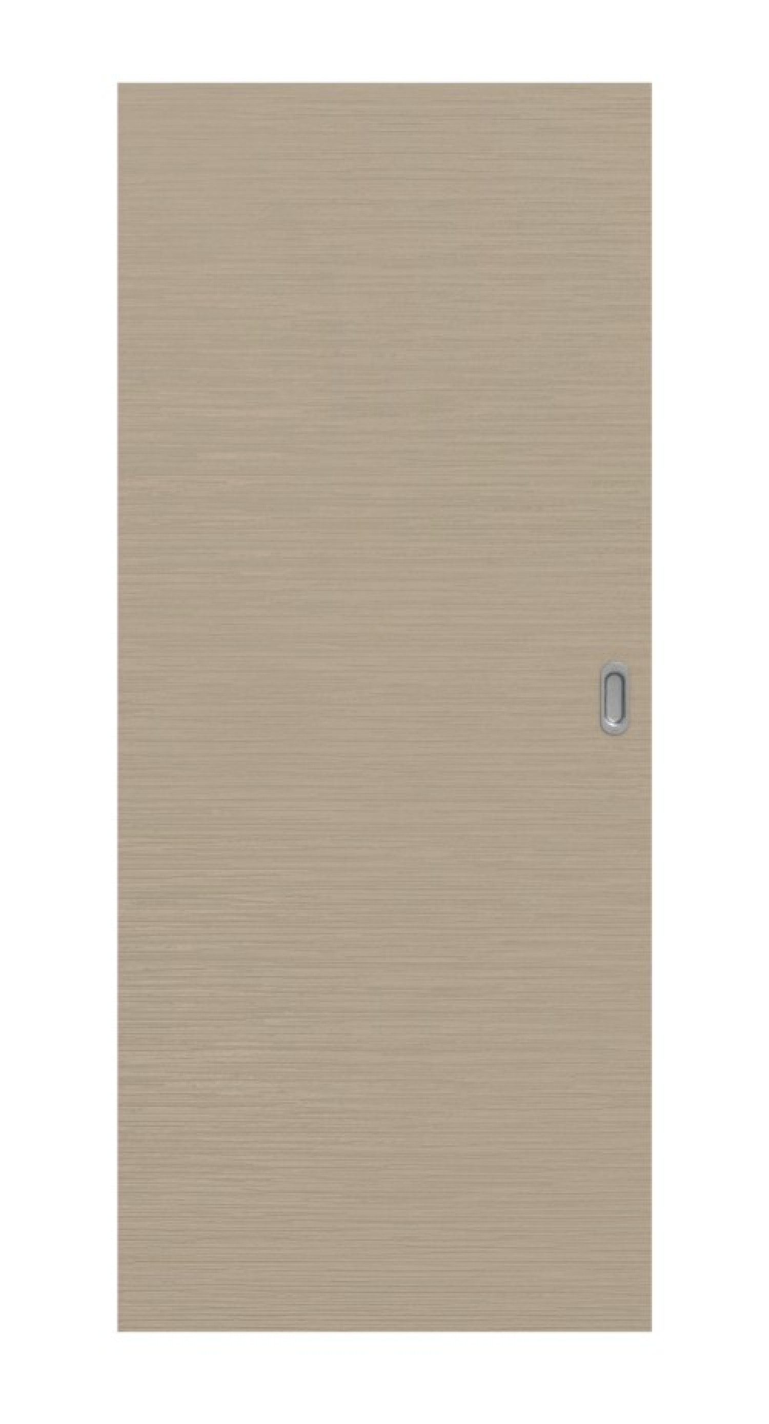 Frontansicht drzwi przesuwnych Strukturiert Taupe Basic - Huga