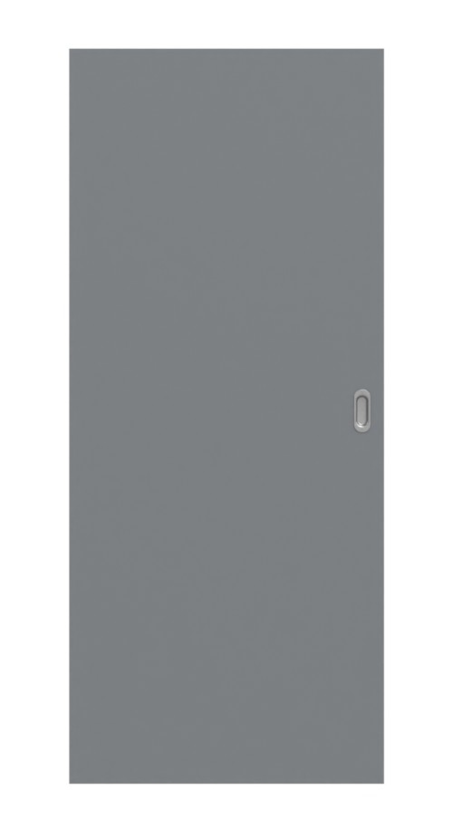 Frontansicht drzwi przesuwnych Ultramatt Hygge Szary Basic - Huga