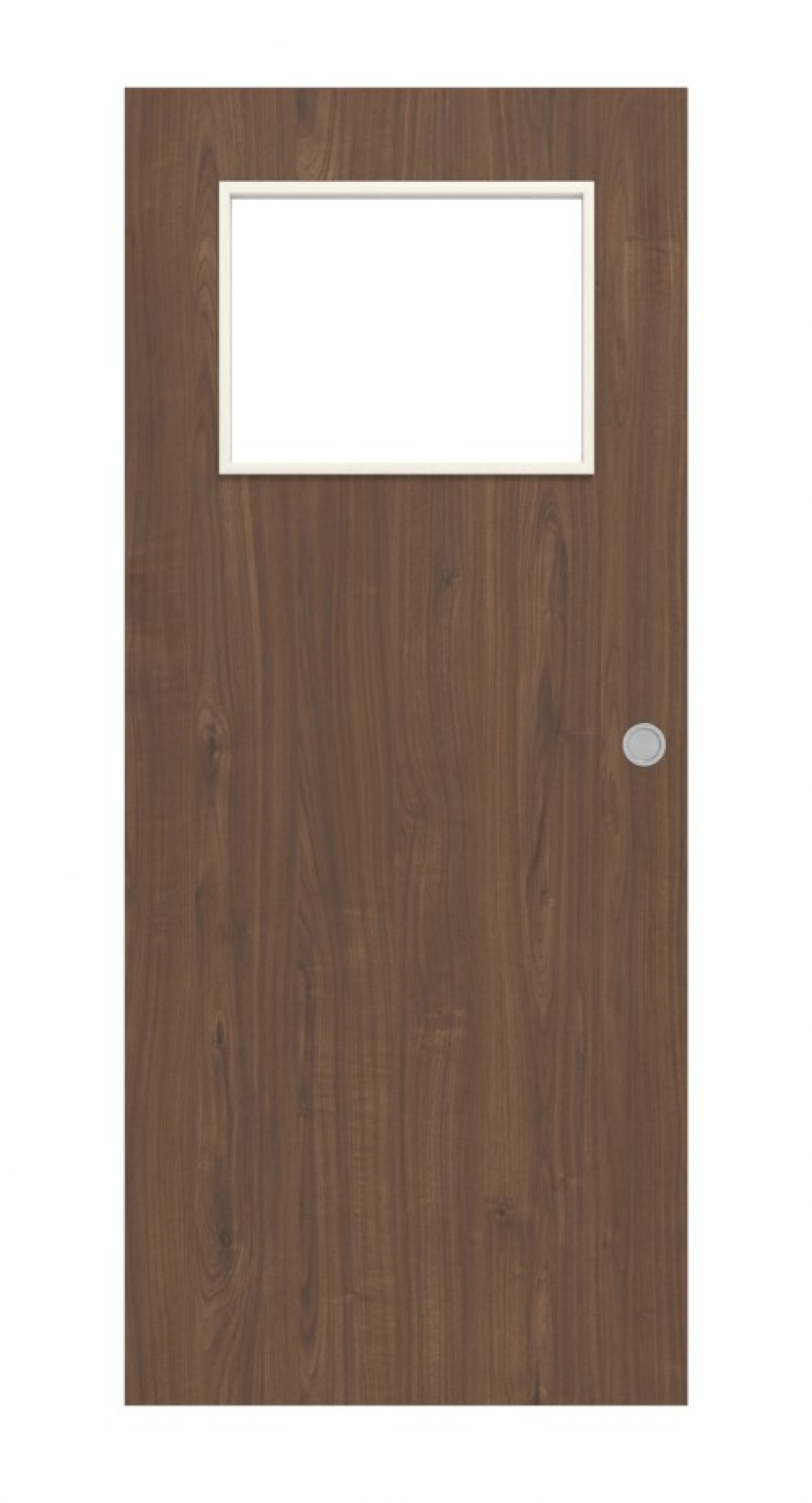 Widok frontowy drzwi przesuwnych WESTAG Nussbaum Trentino NU 717 Portalit CPL z przeszkleniem LA-40