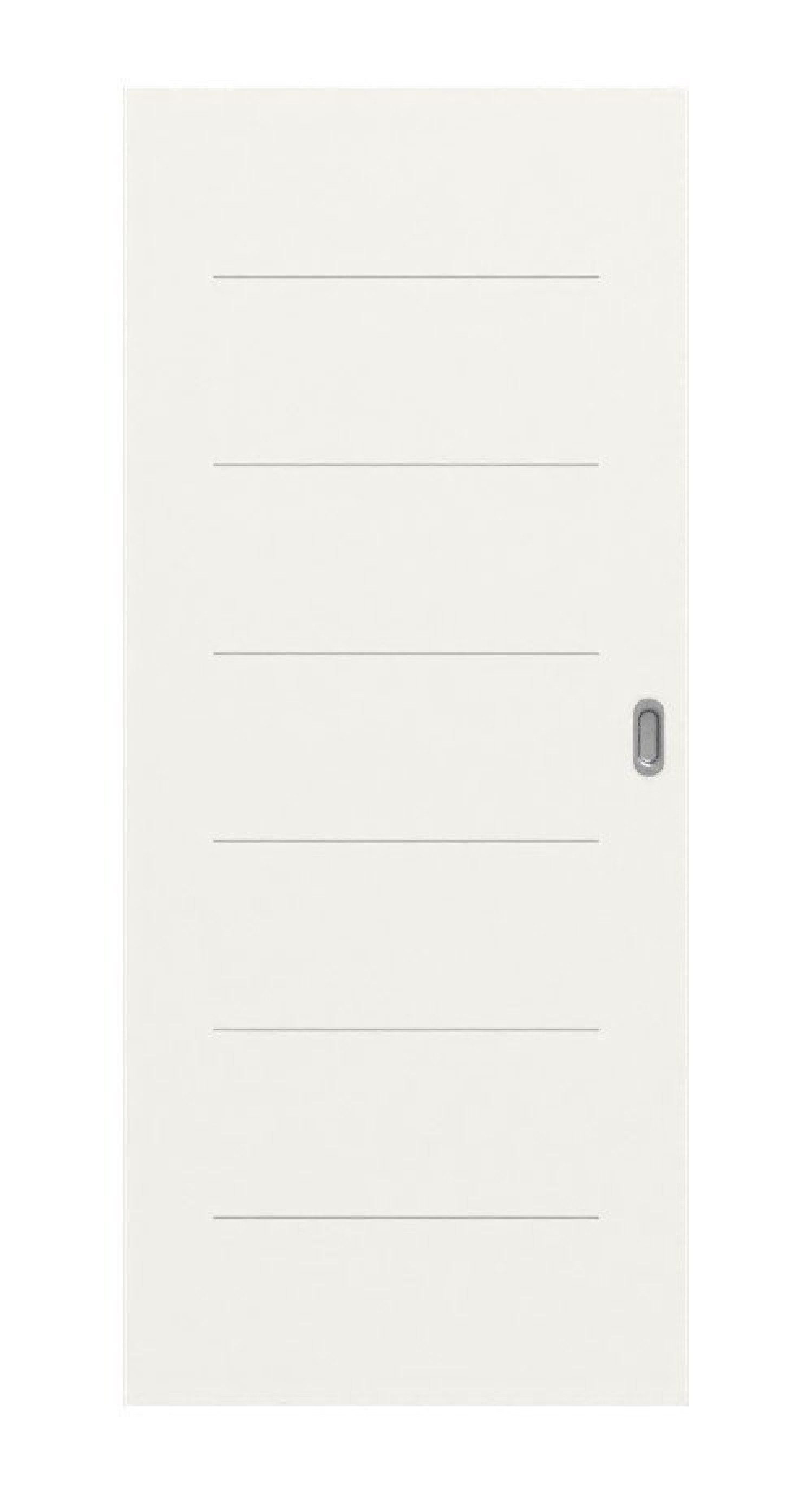 HÖRMANN Drzwi przesuwne Groove 11 Białe lakierowane DesignLine