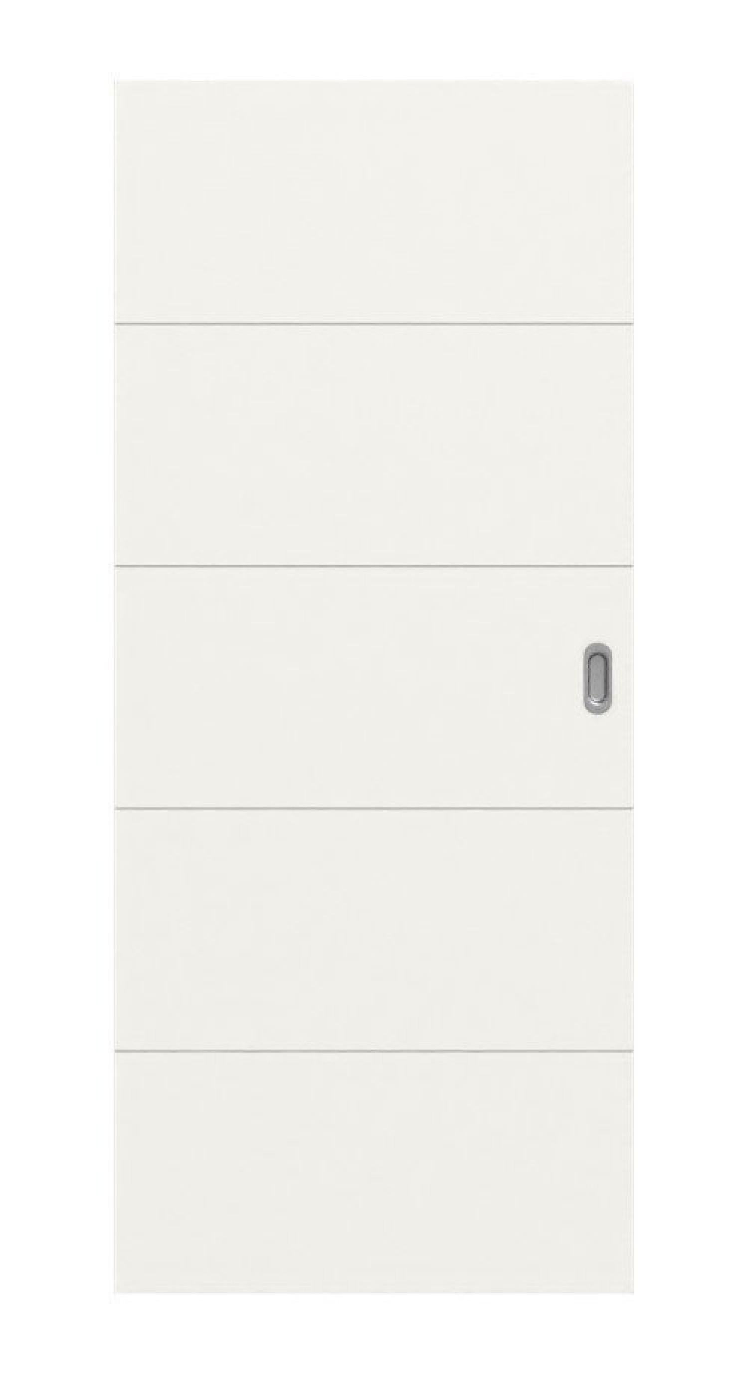 HÖRMANN Drzwi przesuwne Groove 15 Białe lakierowane DesignLine