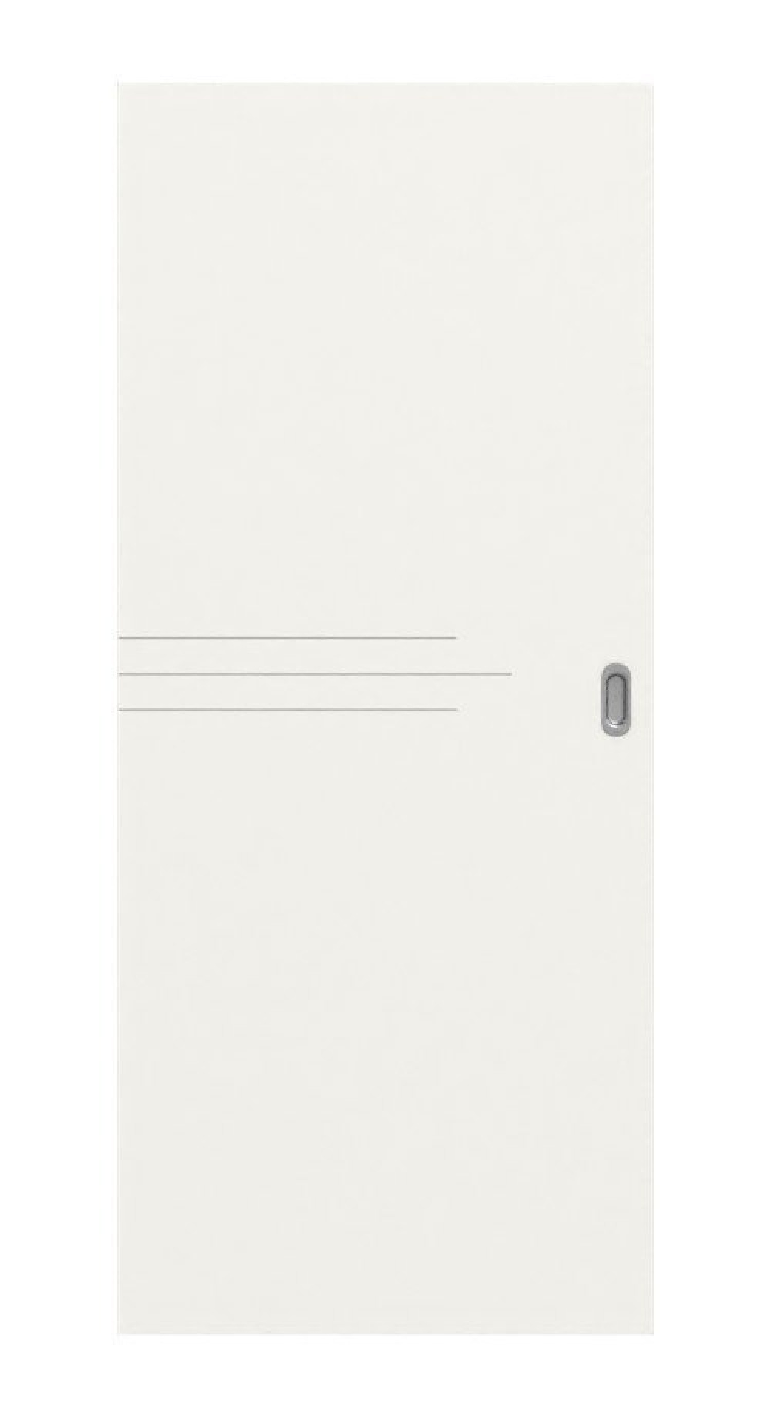 HÖRMANN Drzwi przesuwne Groove 56 Białe lakierowane DesignLine