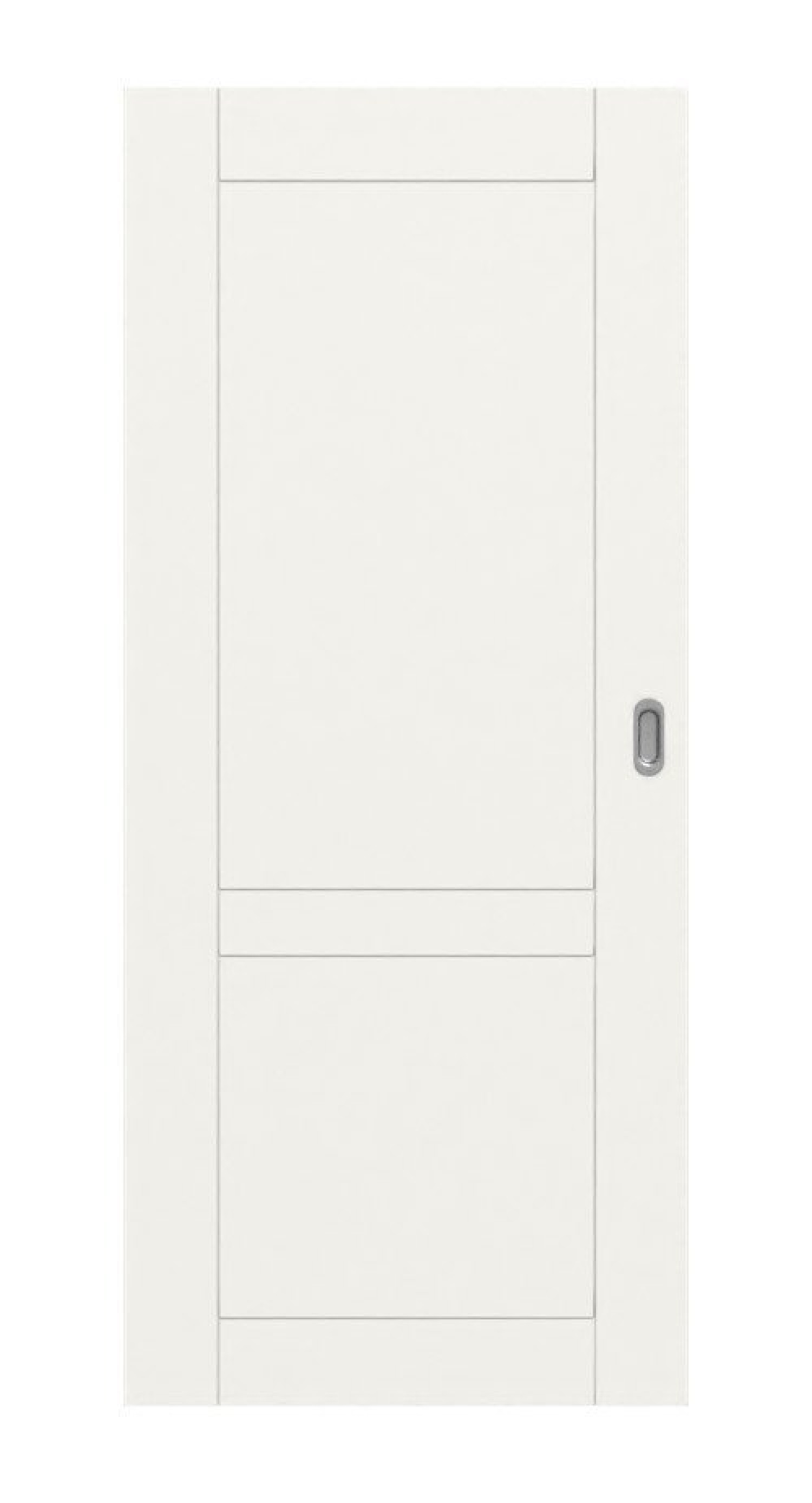 HÖRMANN drzwi przesuwne Groove 92 biały lakier DesignLine