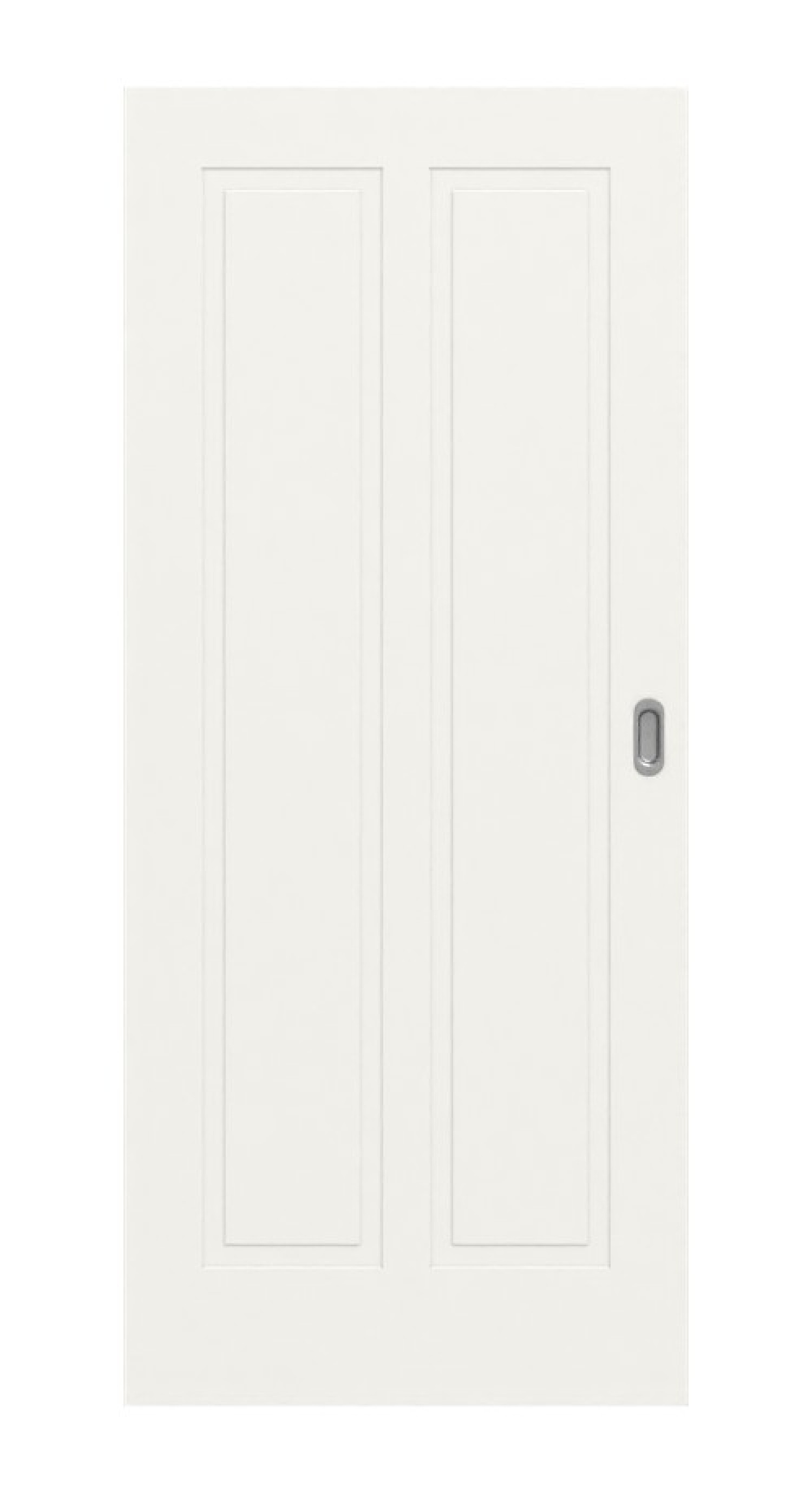 Frontansicht Lacuna 8 Classic Biała lakierowana drzwi przesuwne - Huga