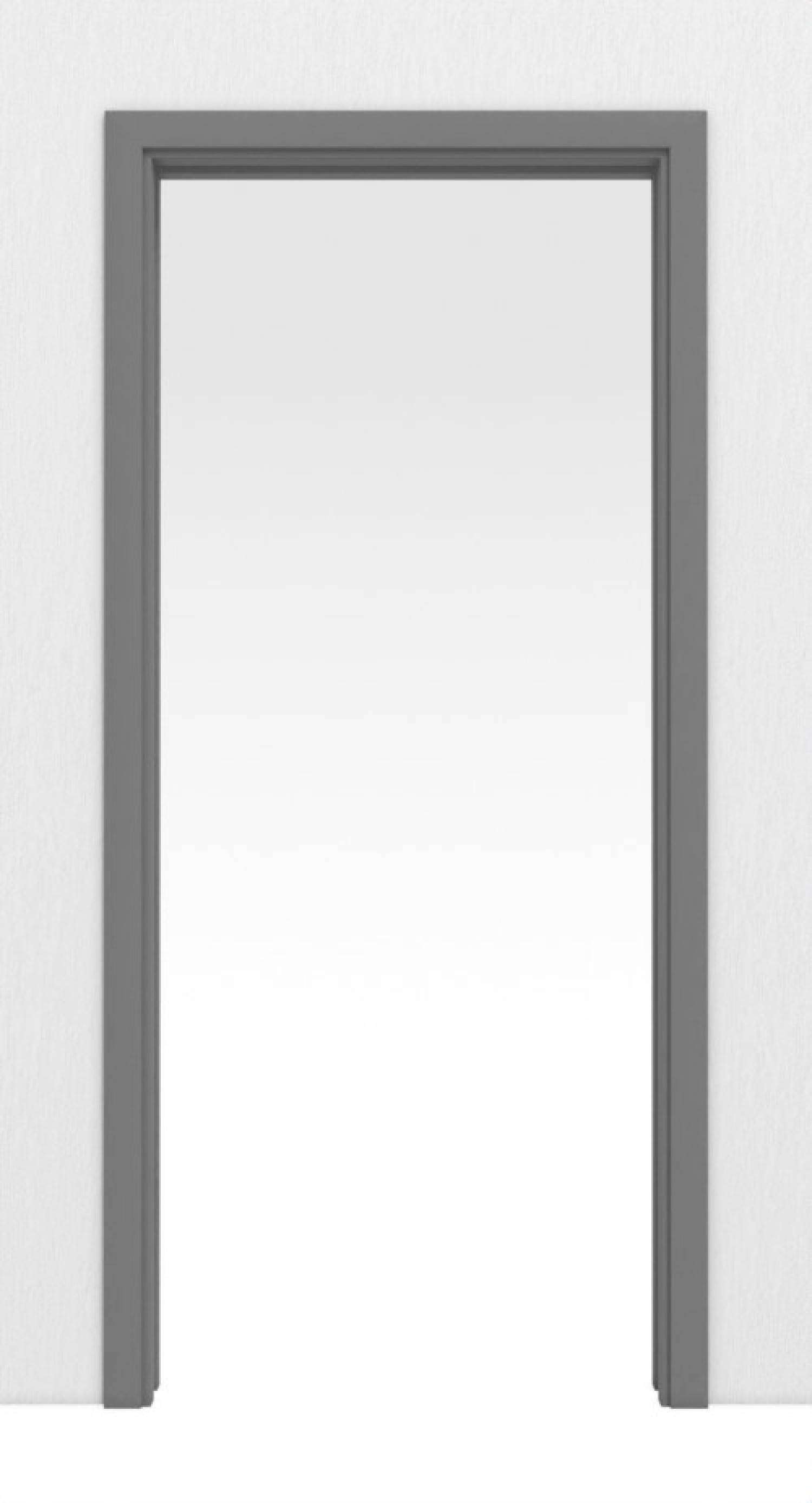 LEBO system przesuwne drzwi w ścianie ultramatowe Hygge Szare podobne do RAL 7037 Versio