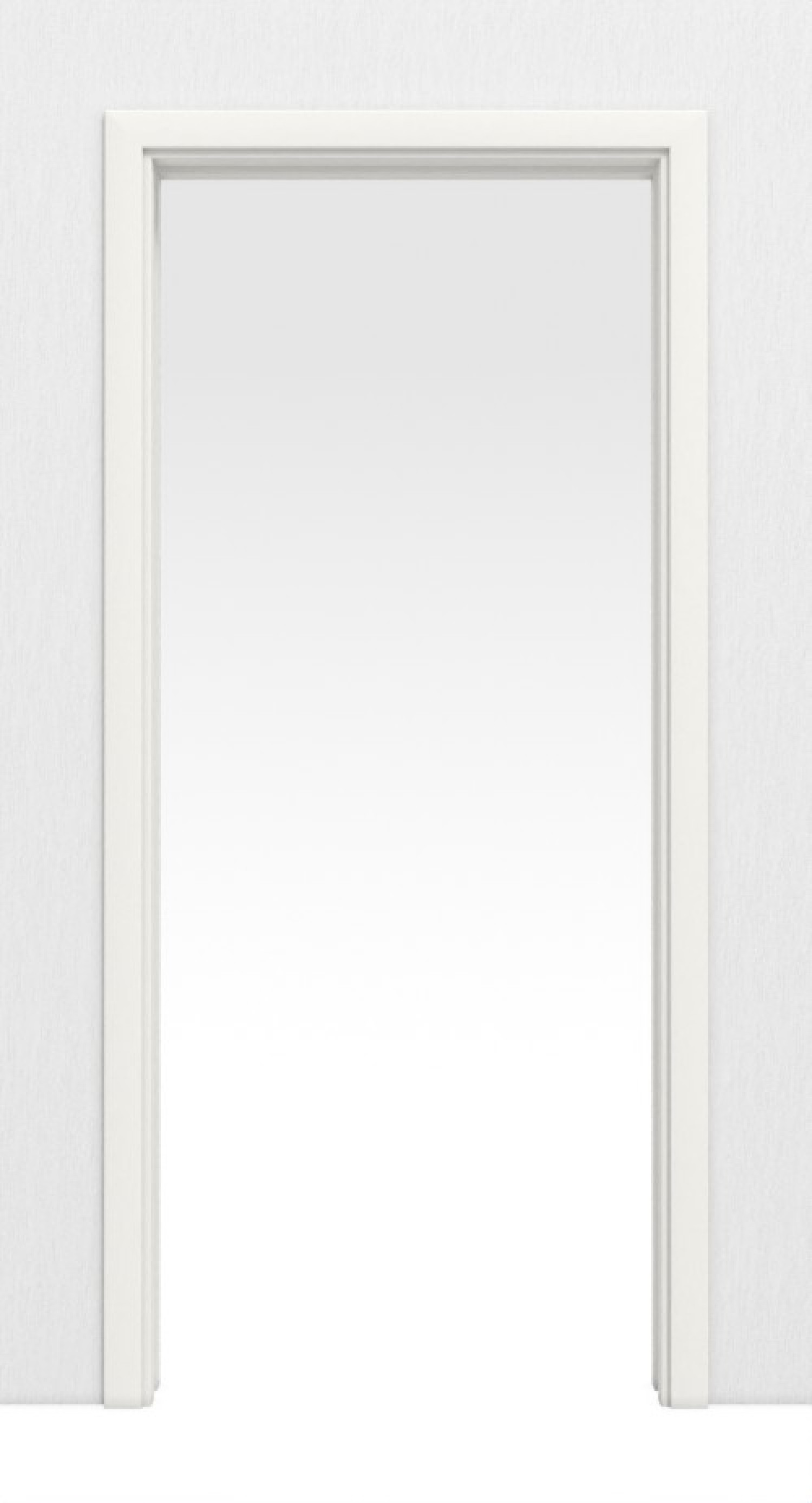 LEBO system przesuwne drzwi w ścianie ultramatowa biel podobna do RAL 9016 Versio