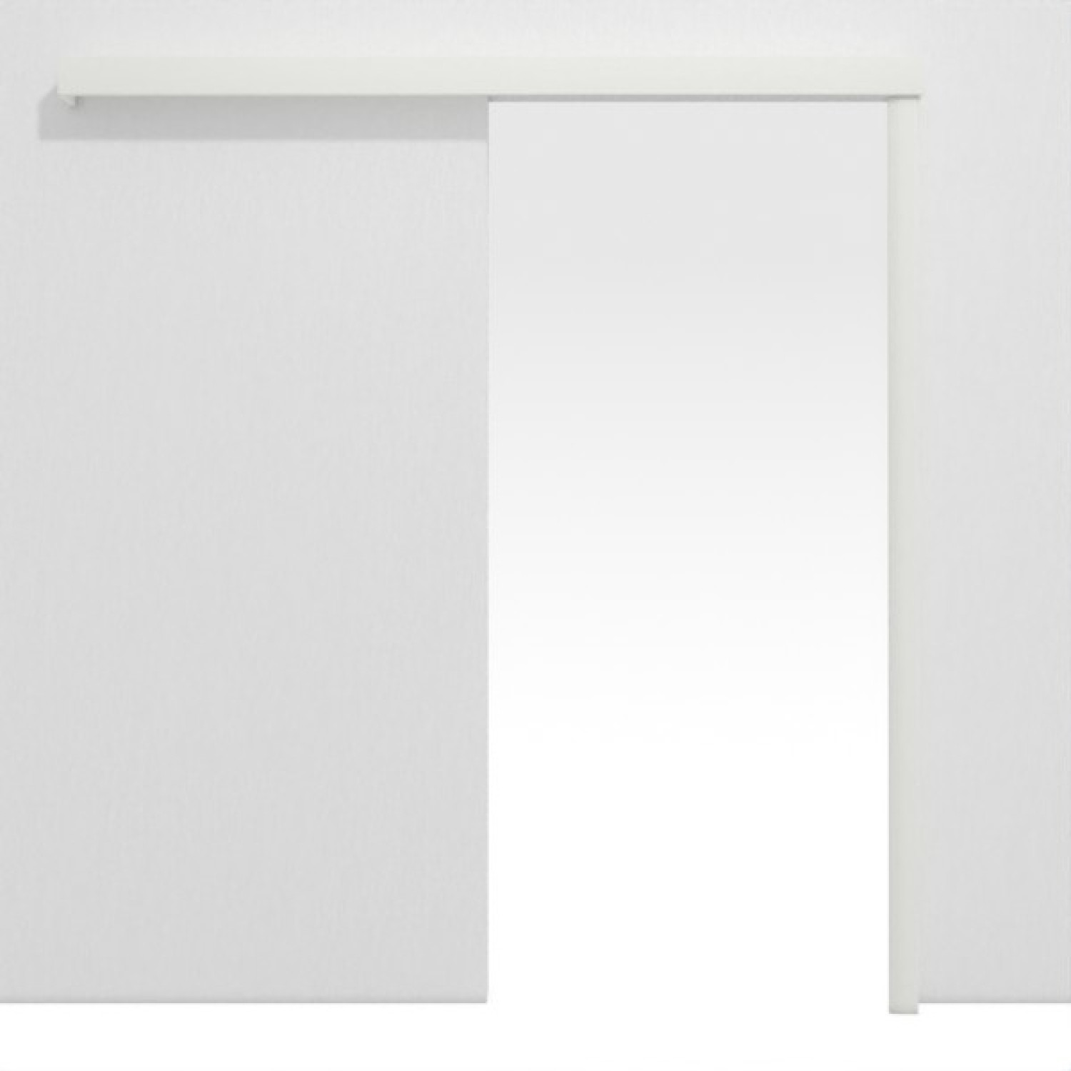 CLASSEN system drzwi przesuwnych Biały RAL 9003 CPL przed ścianą bez ościeżnicy