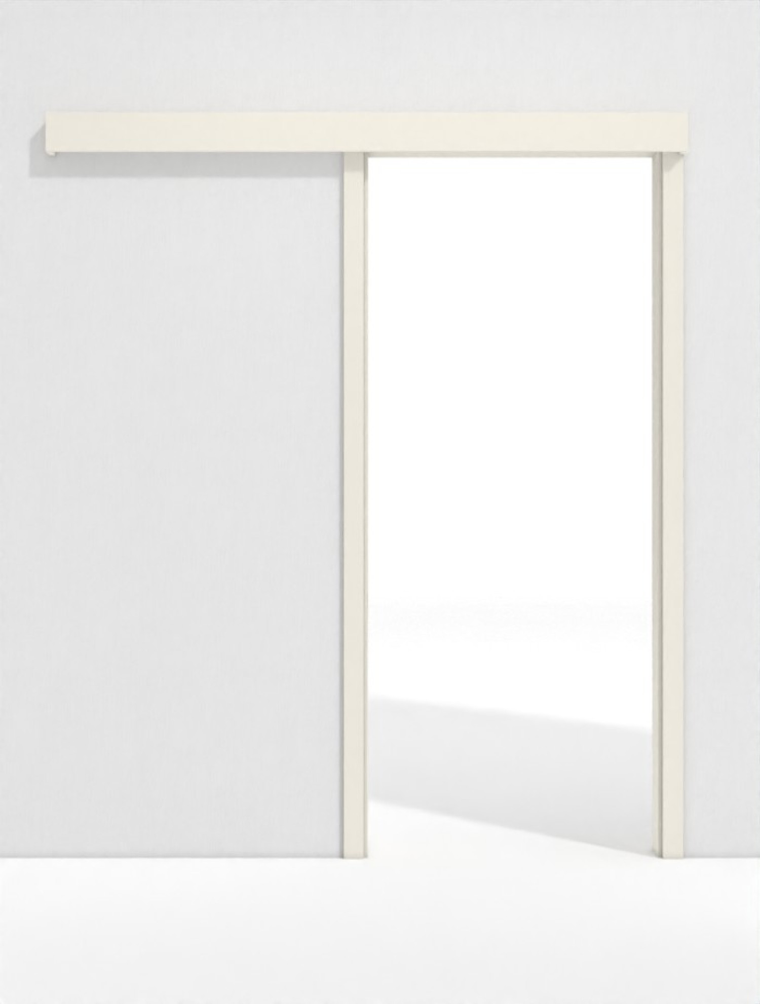 GARANT system drzwi przesuwnych naściennych białe lakierowane 9010