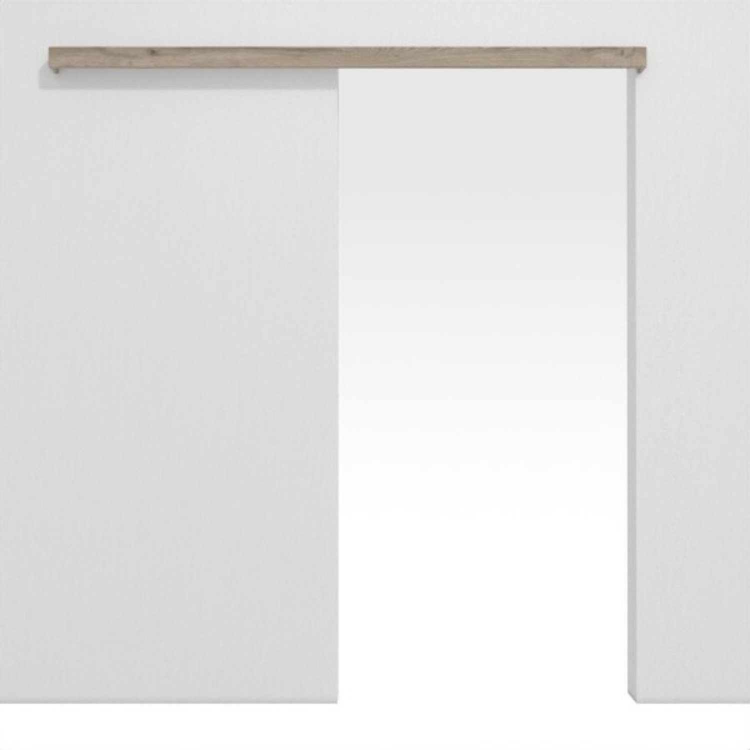 HÖRMANN system drzwi przesuwnych montowanych na ścianie dąb północny Duradecor bez ościeżnicy