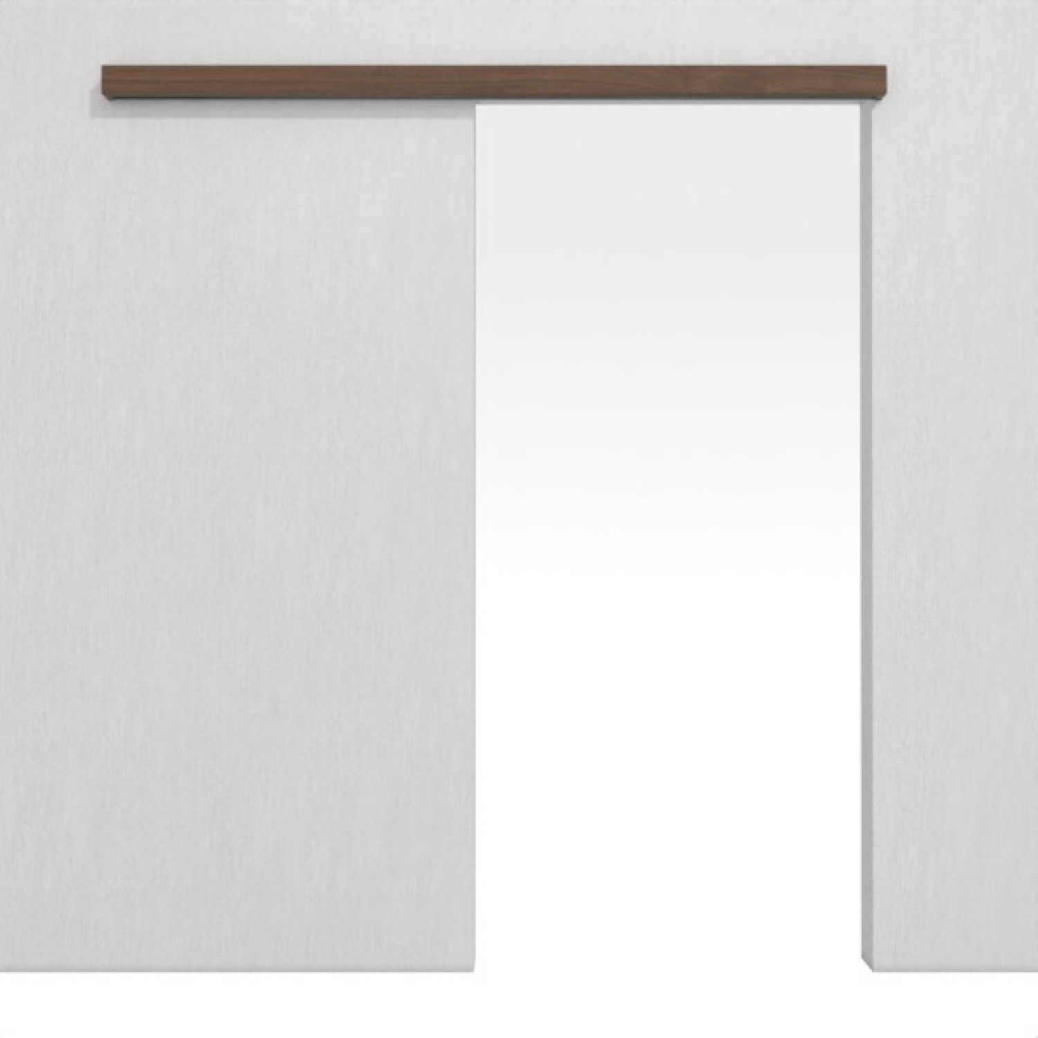 SYSTEM przesuwny WESTAG naścienny orzech Trentino NU 717 PortaLit CPL bez ościeżnicy