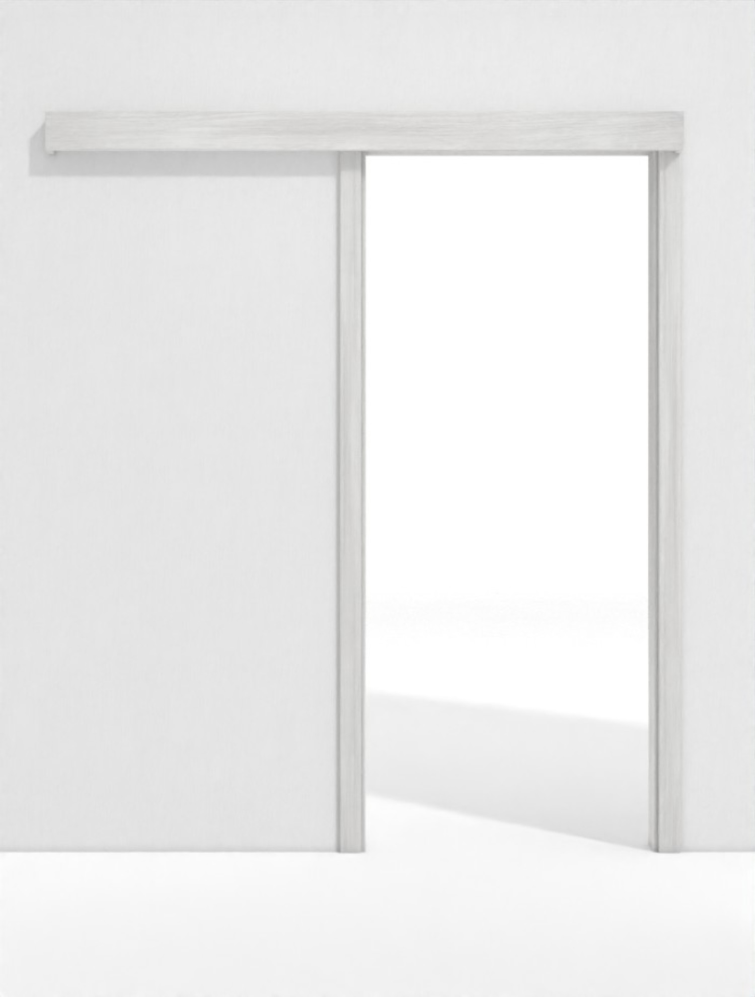 GARANT system przesuwne drzwi montowane na ścianie Authentic Grigio CePaL