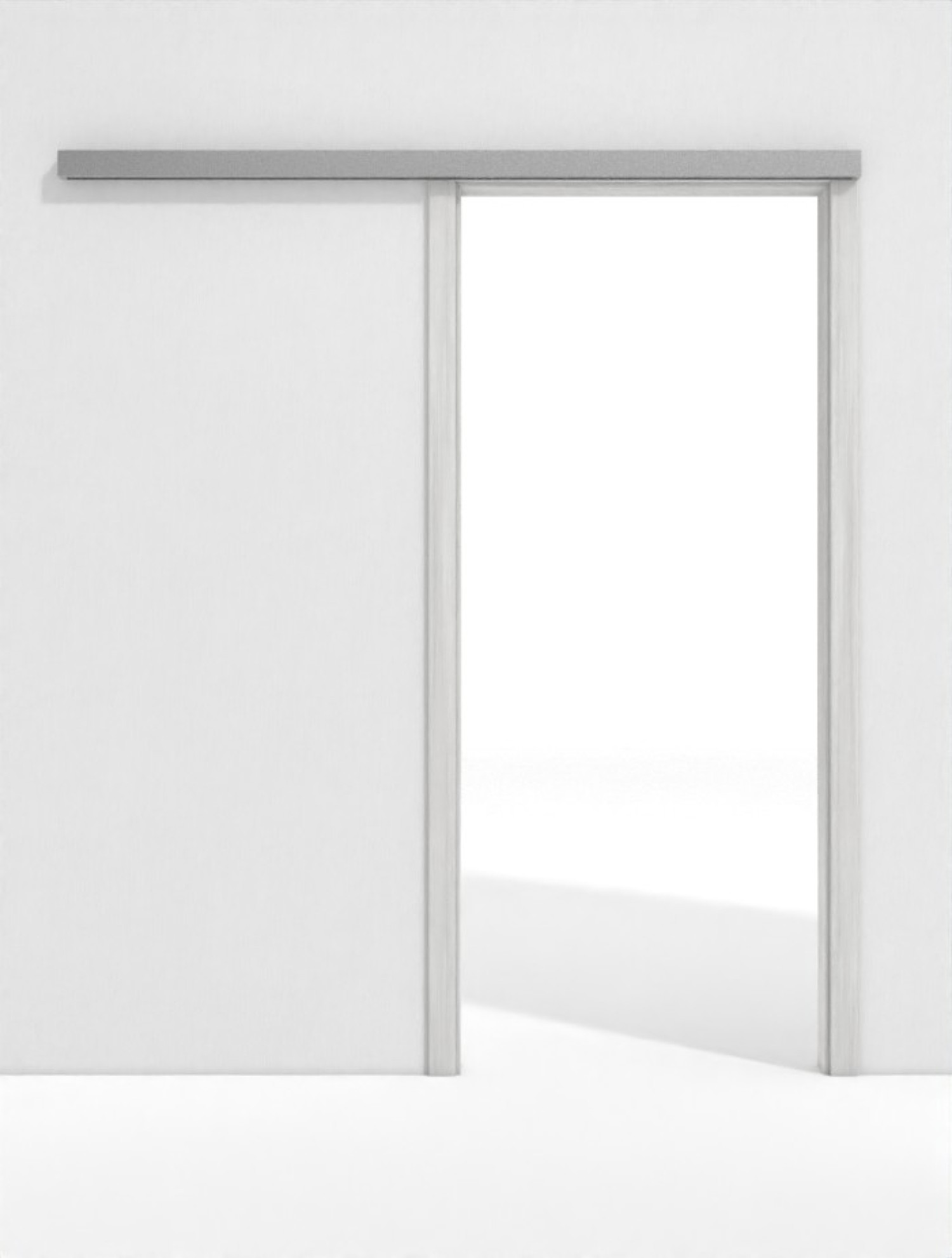 System przesuwnych drzwi GARANT Line, biegnących przed ścianą, Authentic Grigio CePaL