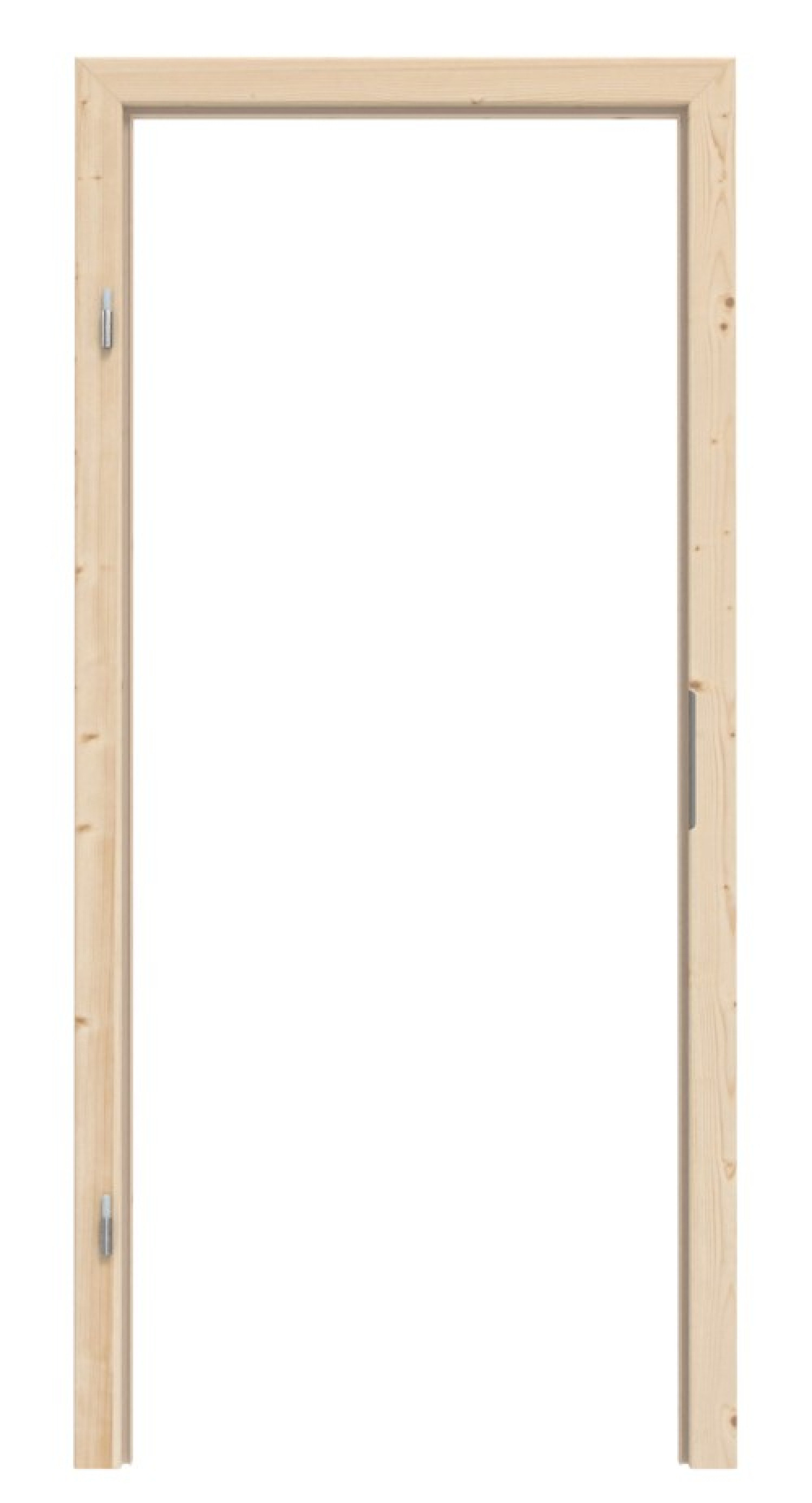 Widok z przodu ościeżnicy z litego drewna świerkowego - Radex