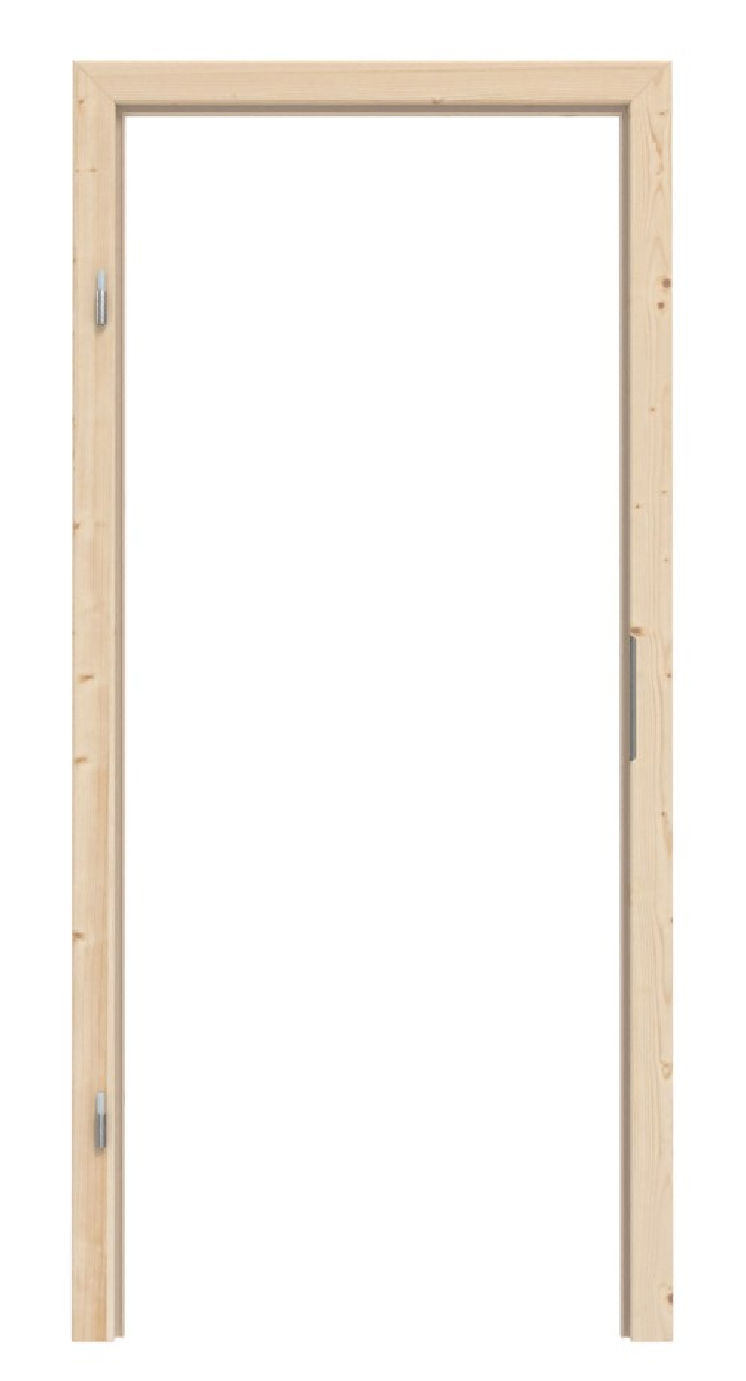 Widok z przodu ościeżnicy z litego drewna świerkowego - Radex