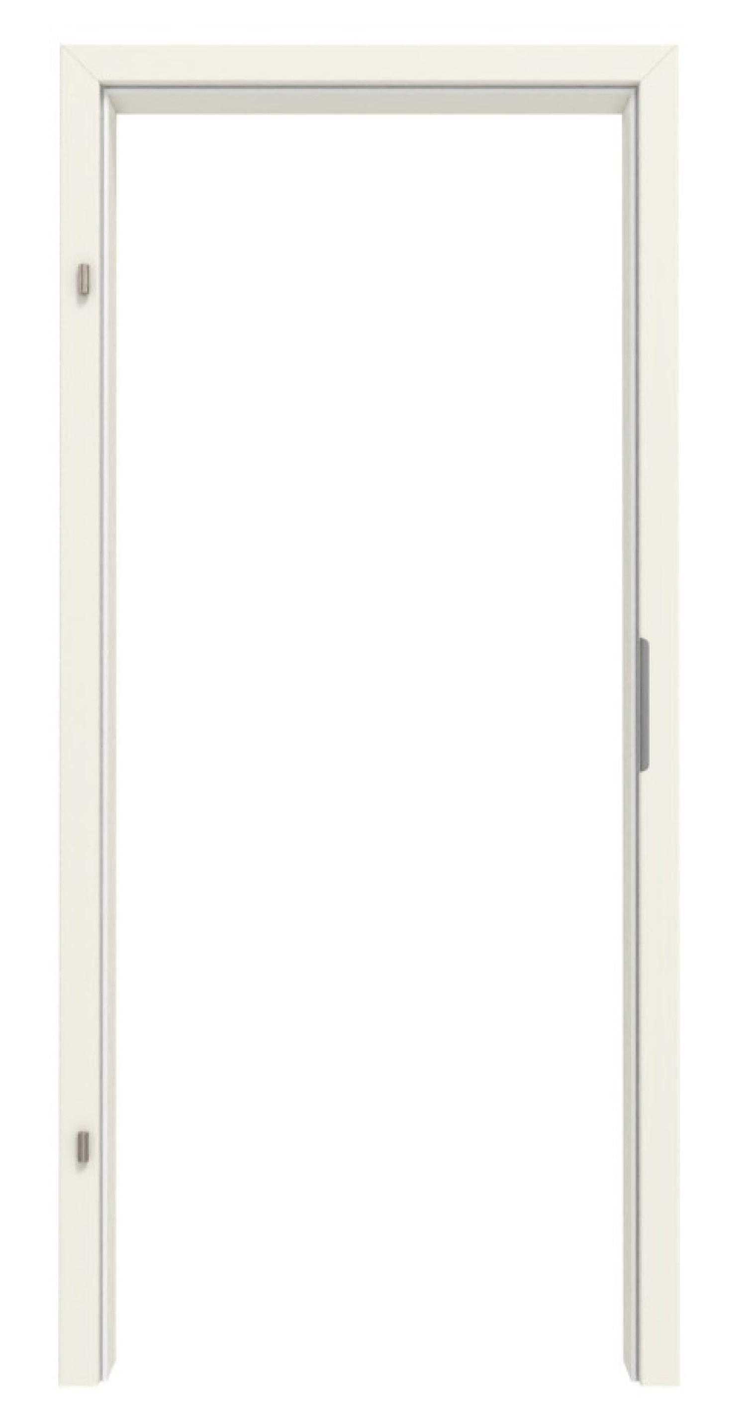 GARANT Ościeżnica do drzwi dymoszczelnych biała lakierowana 9010 z zaokrągloną krawędzią