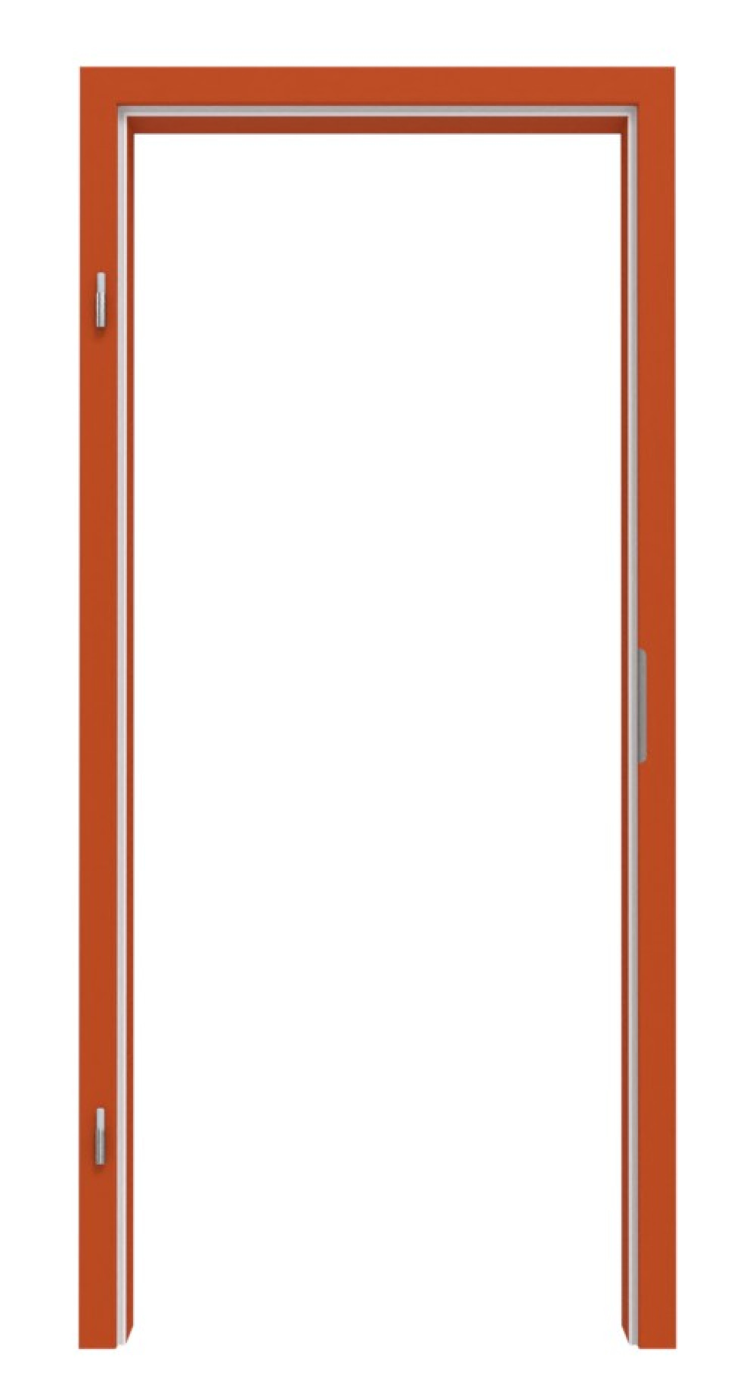 Obraz z ramy RAL 2001 Rotorange zaokrąglony kąt - Lebo