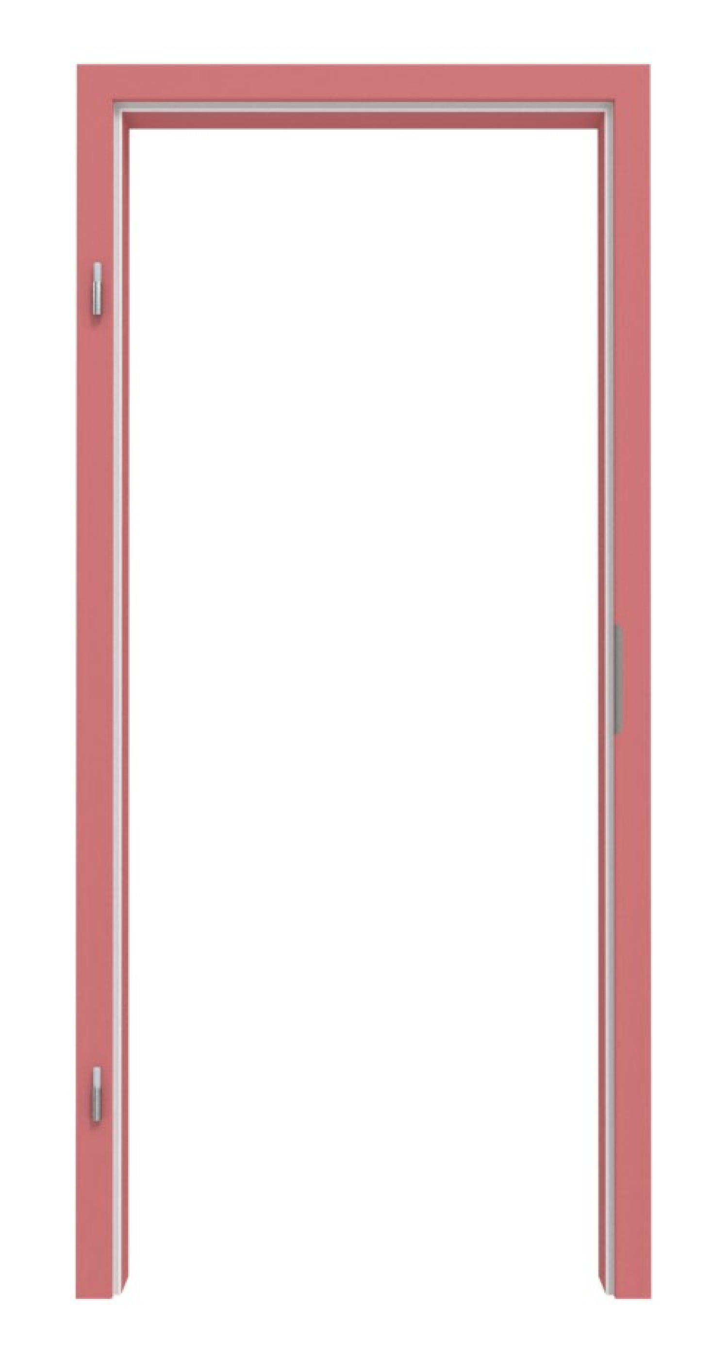 Obraz z ościeżnicy RAL 3014 Stary Róż Zaokrąglony Krawędź - Lebo