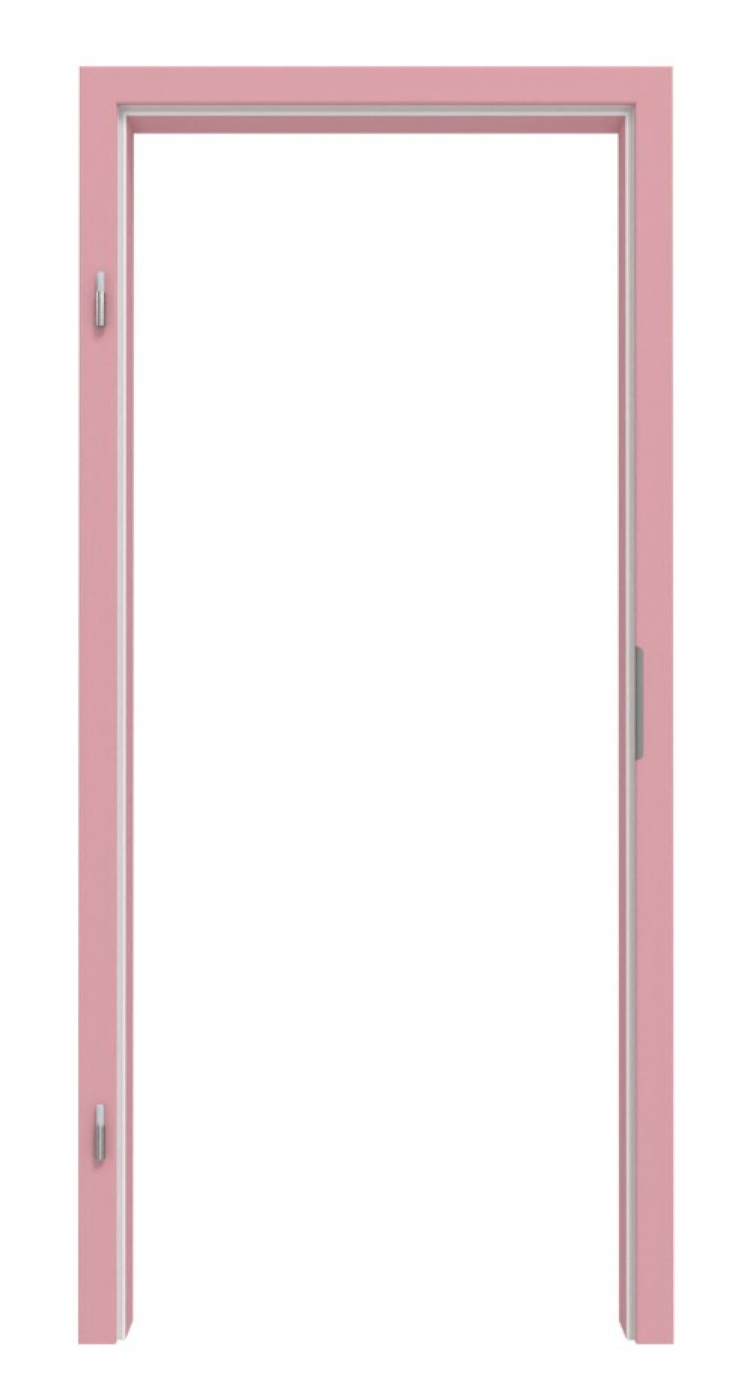 Obraz z ramą RAL 3015 Jasnoróżowa Okrągła Krawędź - Lebo