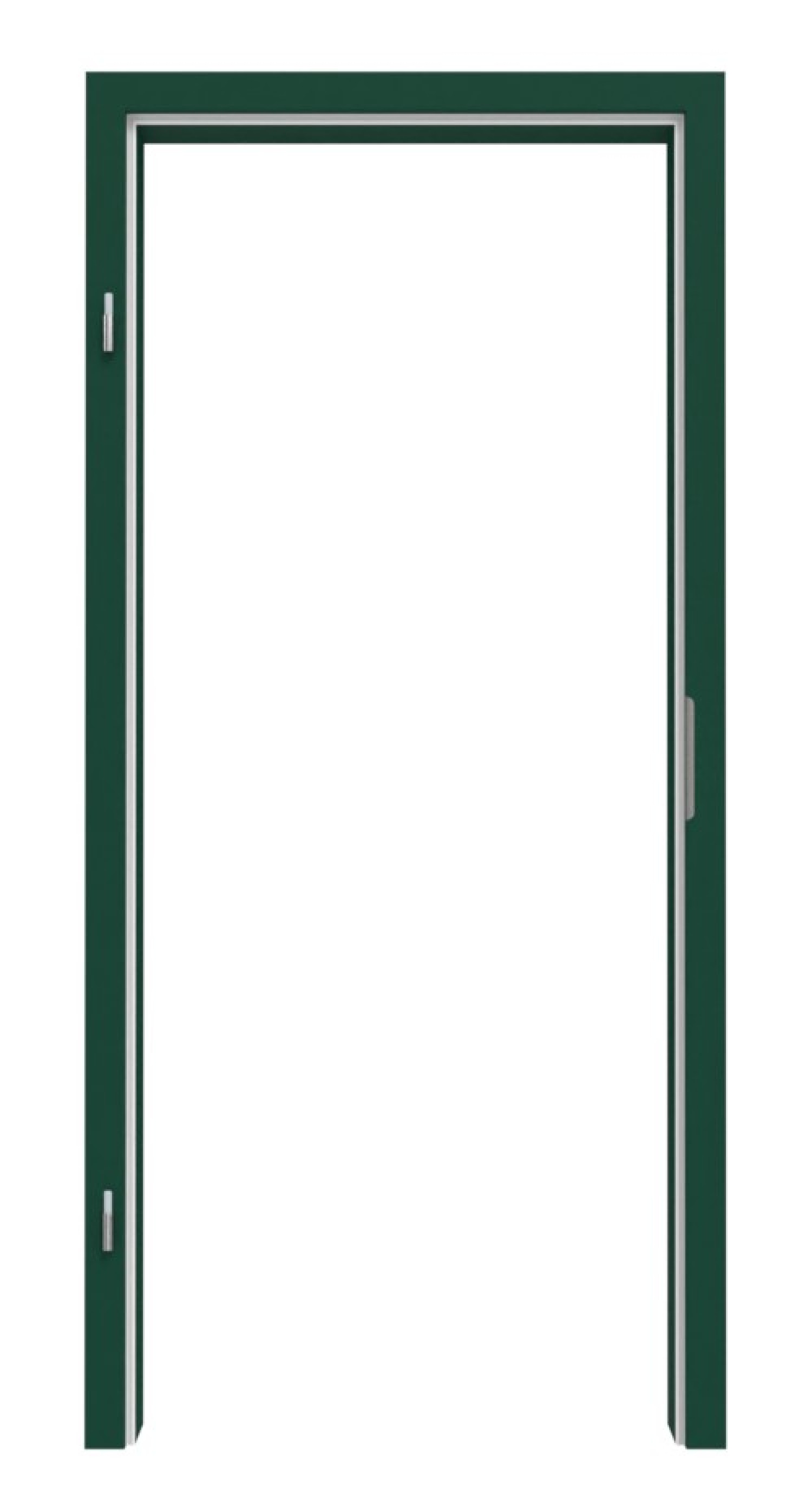 Obraz z ościeżnicy RAL 6005 Moosgrün Rundkante - Lebo