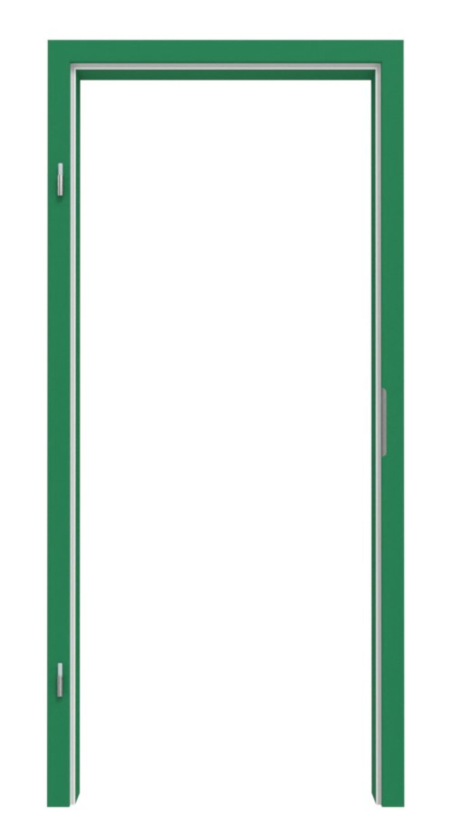 Obraz z ościeżnicy RAL 6032 Signalgrün z zaokrąglonym brzegiem - Lebo