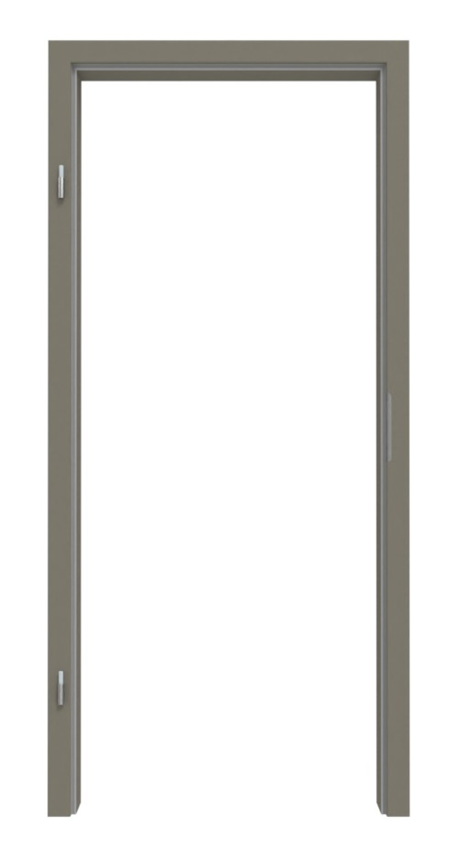 Obraz z ramą RAL 7003 Moosgrau z zaokrąglonymi krawędziami - Lebo