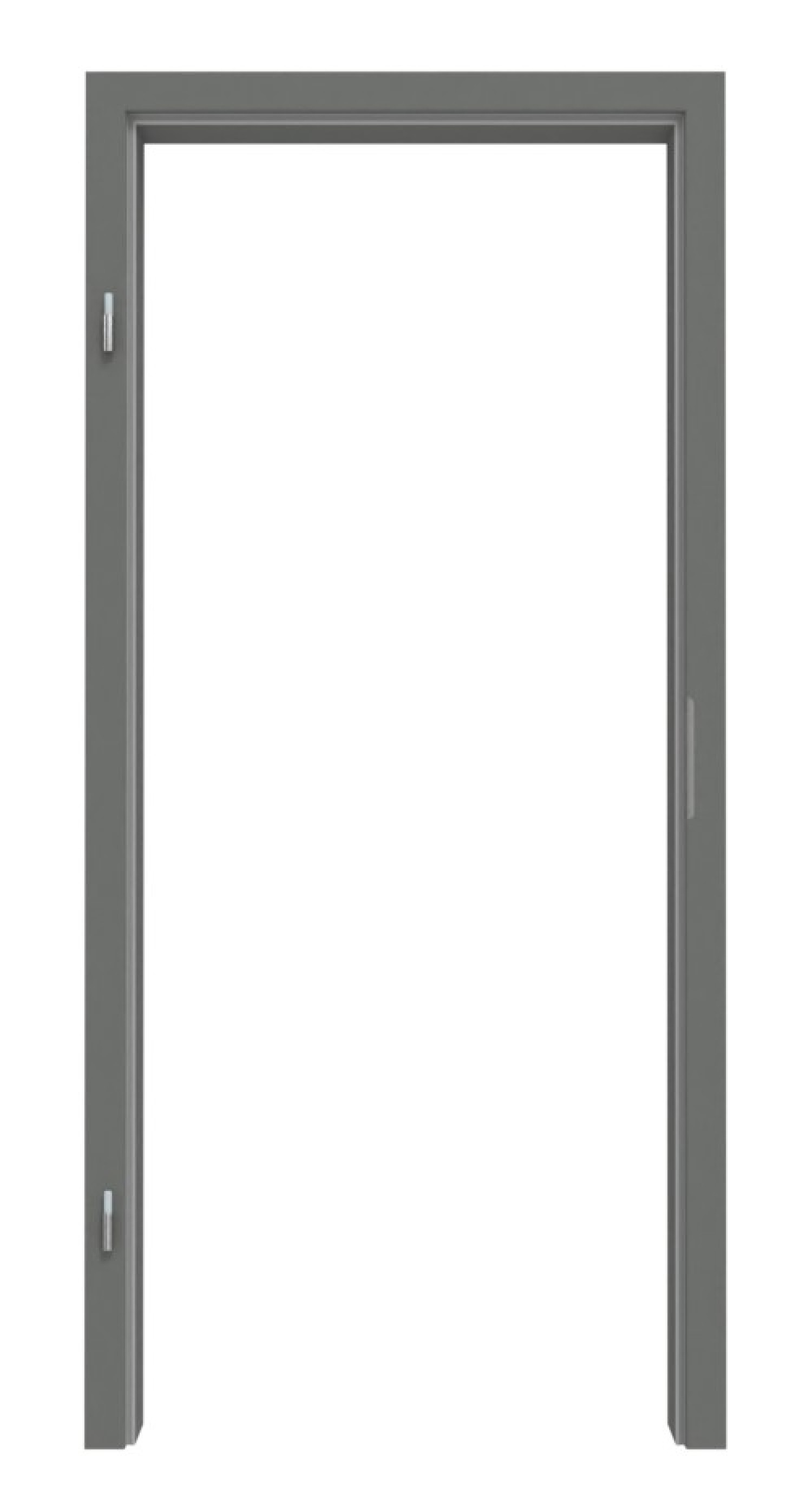 Zdjęcie ościeżnicy RAL 7005 szary mysi zaokrąglona krawędź - Lebo