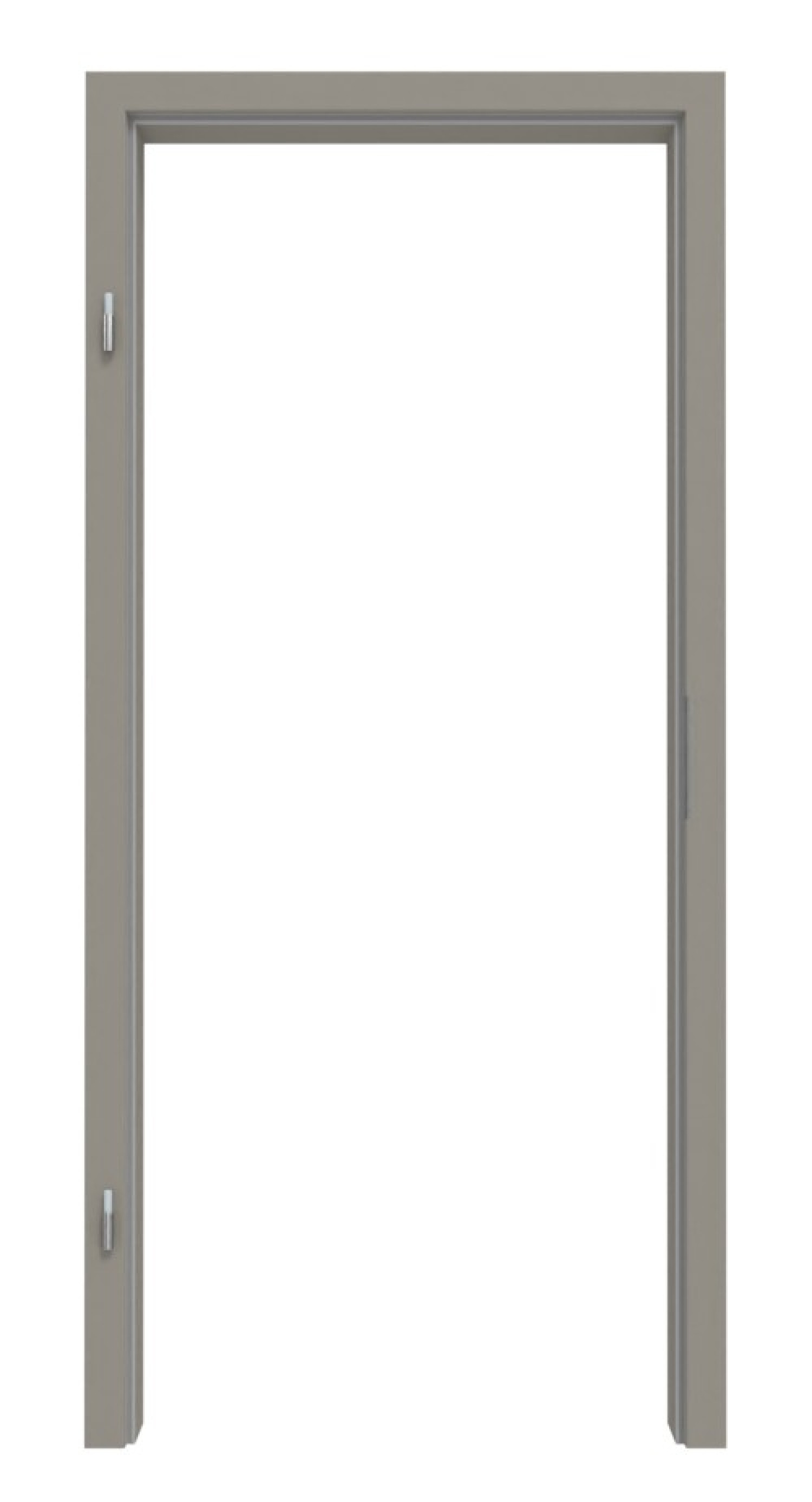 Zdjęcie ościeżnicy RAL 7030 szary kamienny zaokrąglona krawędź - Lebo