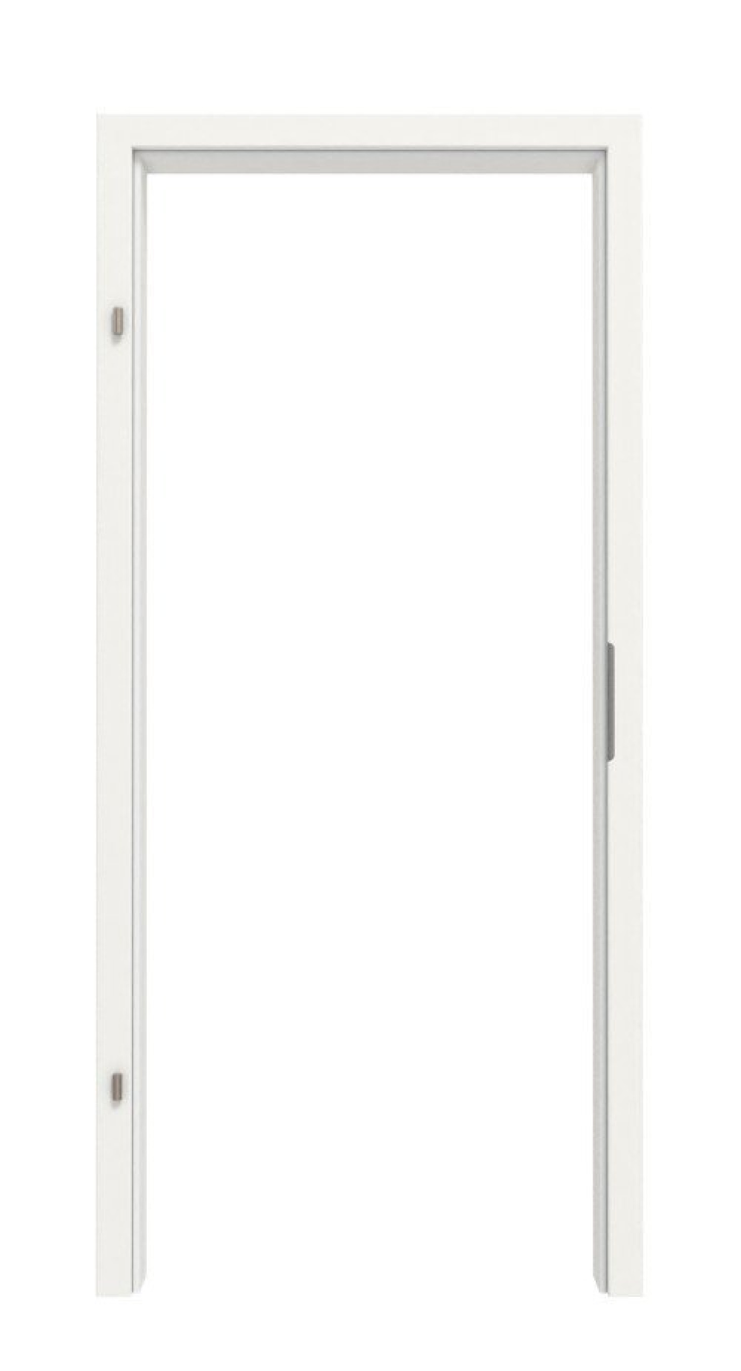 CLASSEN Ościeżnica do drzwi wejściowych biała RAL 9016 CPL z zaokrągloną krawędzią