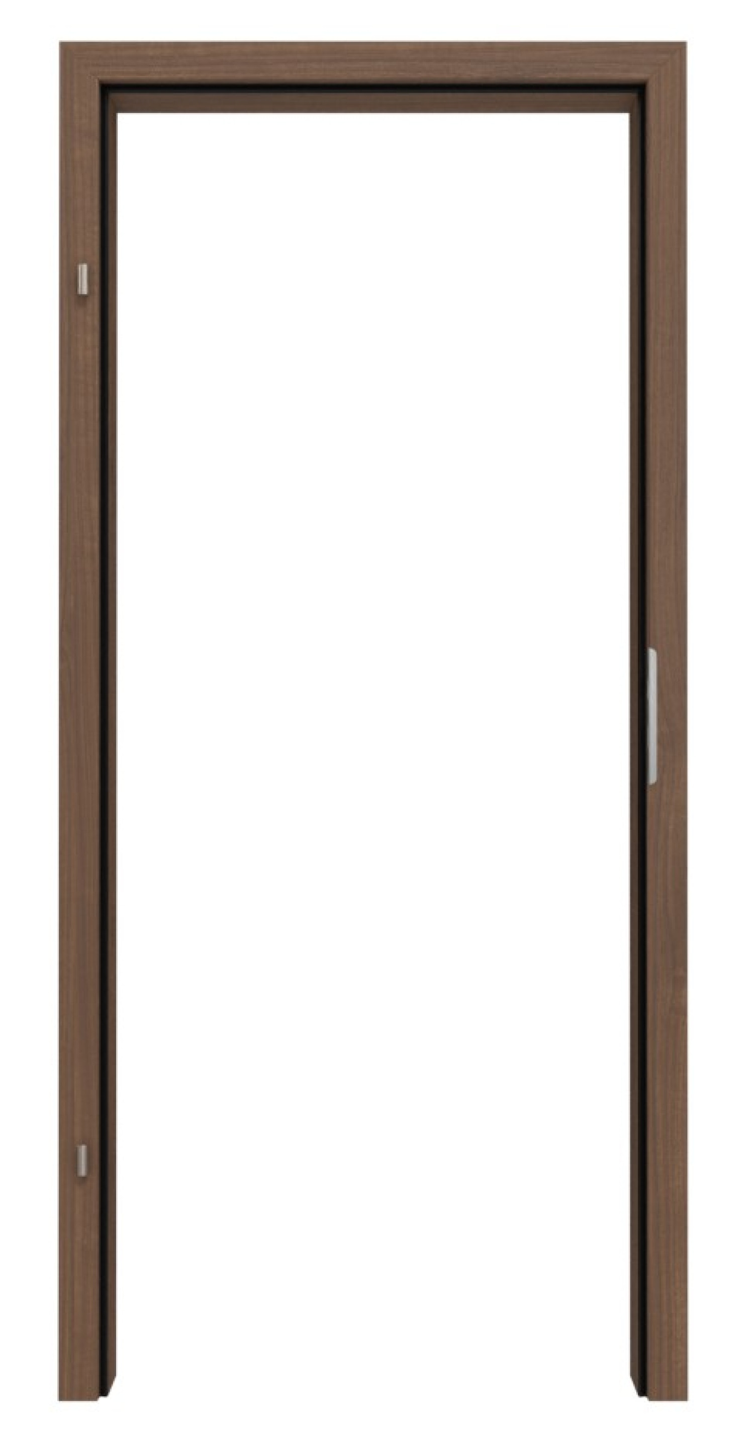 WESTAG Ościeżnica do drzwi przeciwpożarowych Nussbaum Trentino NU 717 PortaLit CPL z zaokrągloną krawędzią