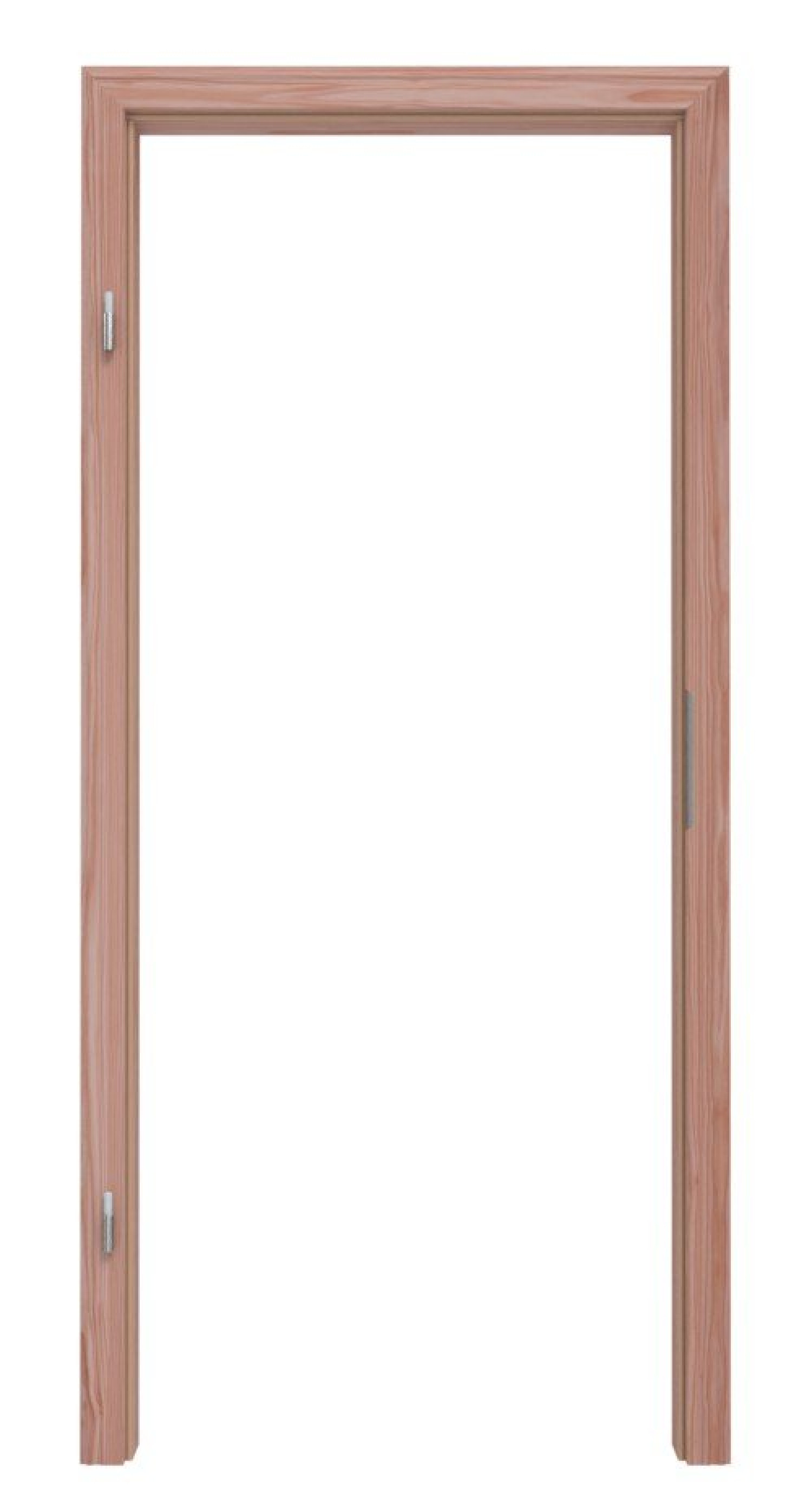 Frontansicht masywnej ościeżnicy z modrzewia profilowanej Profil B