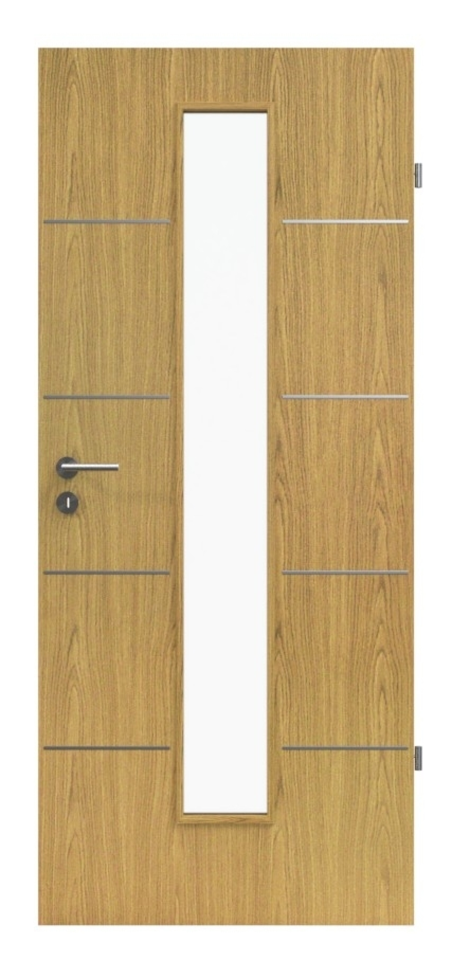 WESTAG Drzwi wewnętrzne Lineo Typ 3705 Dąb Jasny Eib 310 PortaLit CPL z przeszkleniem LA-1